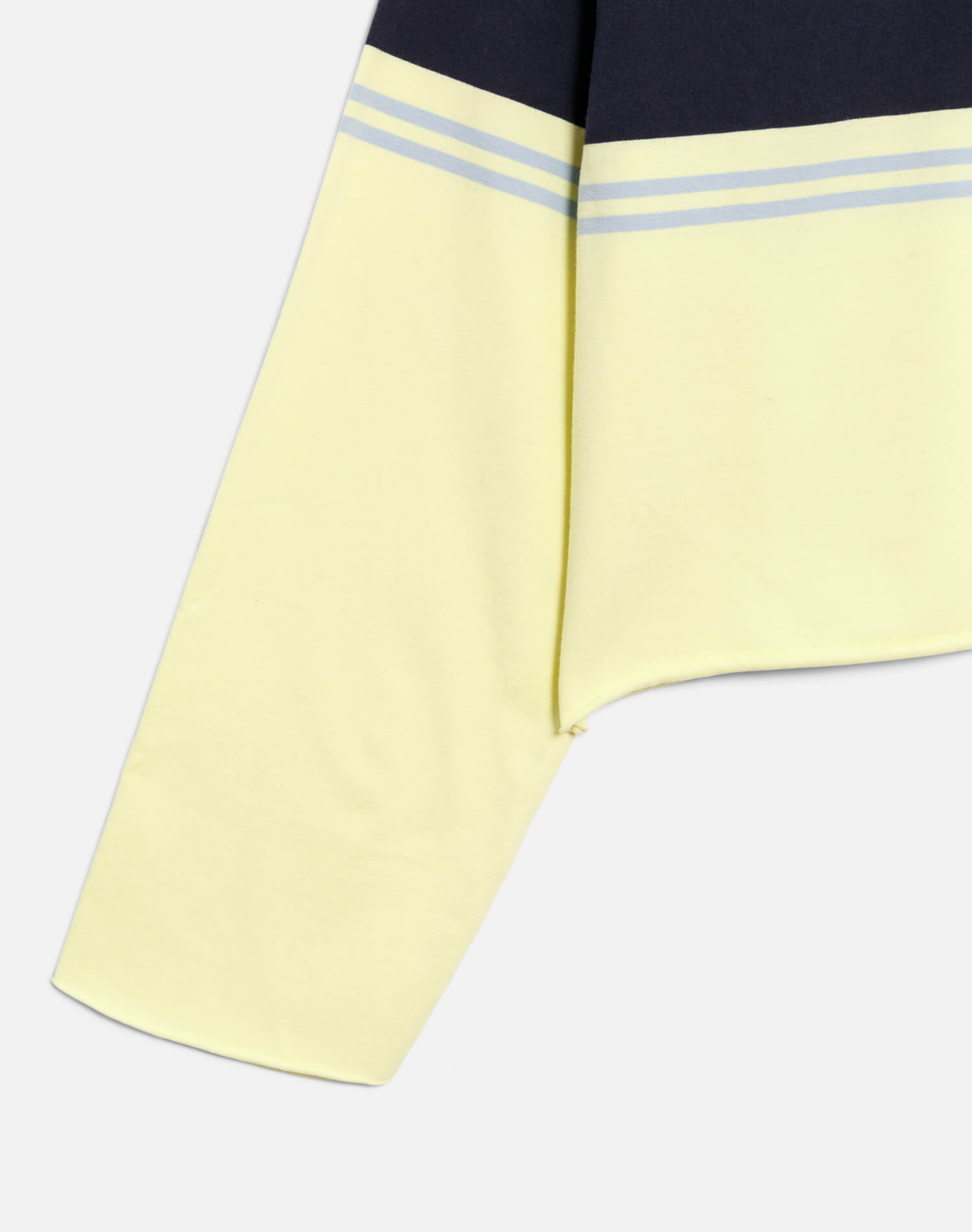 Cut Off Rugby Polo - Limeade Stripe