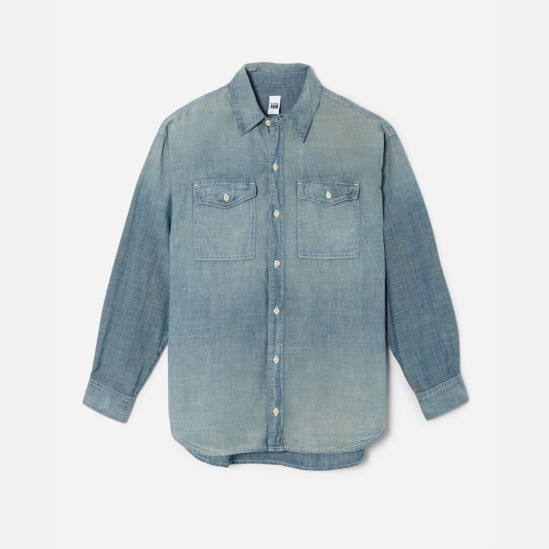 Chambray Oversized Shirt - Paradise Cove