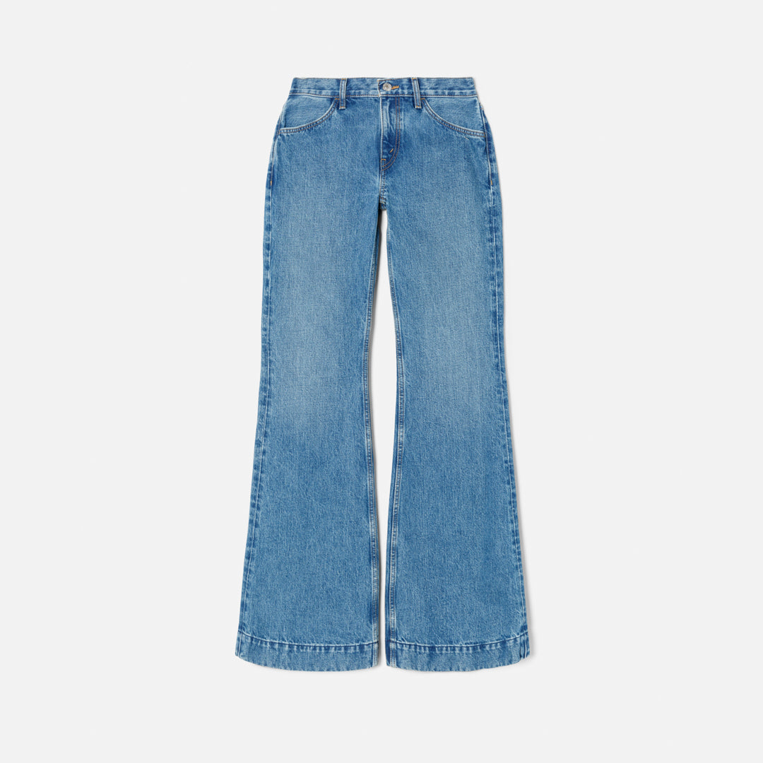 70s Low Rise Bell Bottom - Clean Moon Stoned