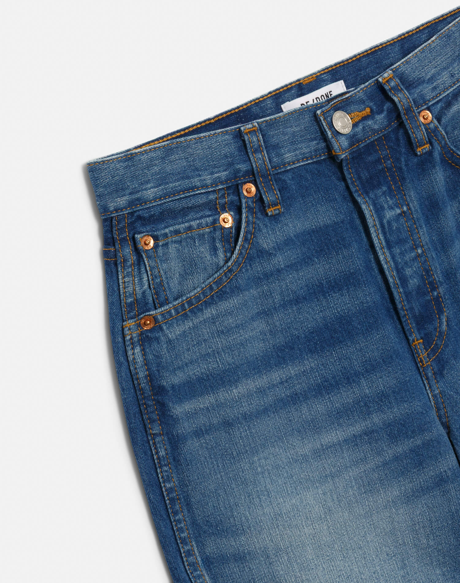 90s High Rise Loose - Viper Blue