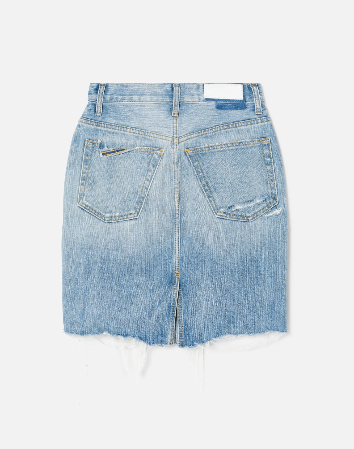Pencil Skirt - Ripped and Faded