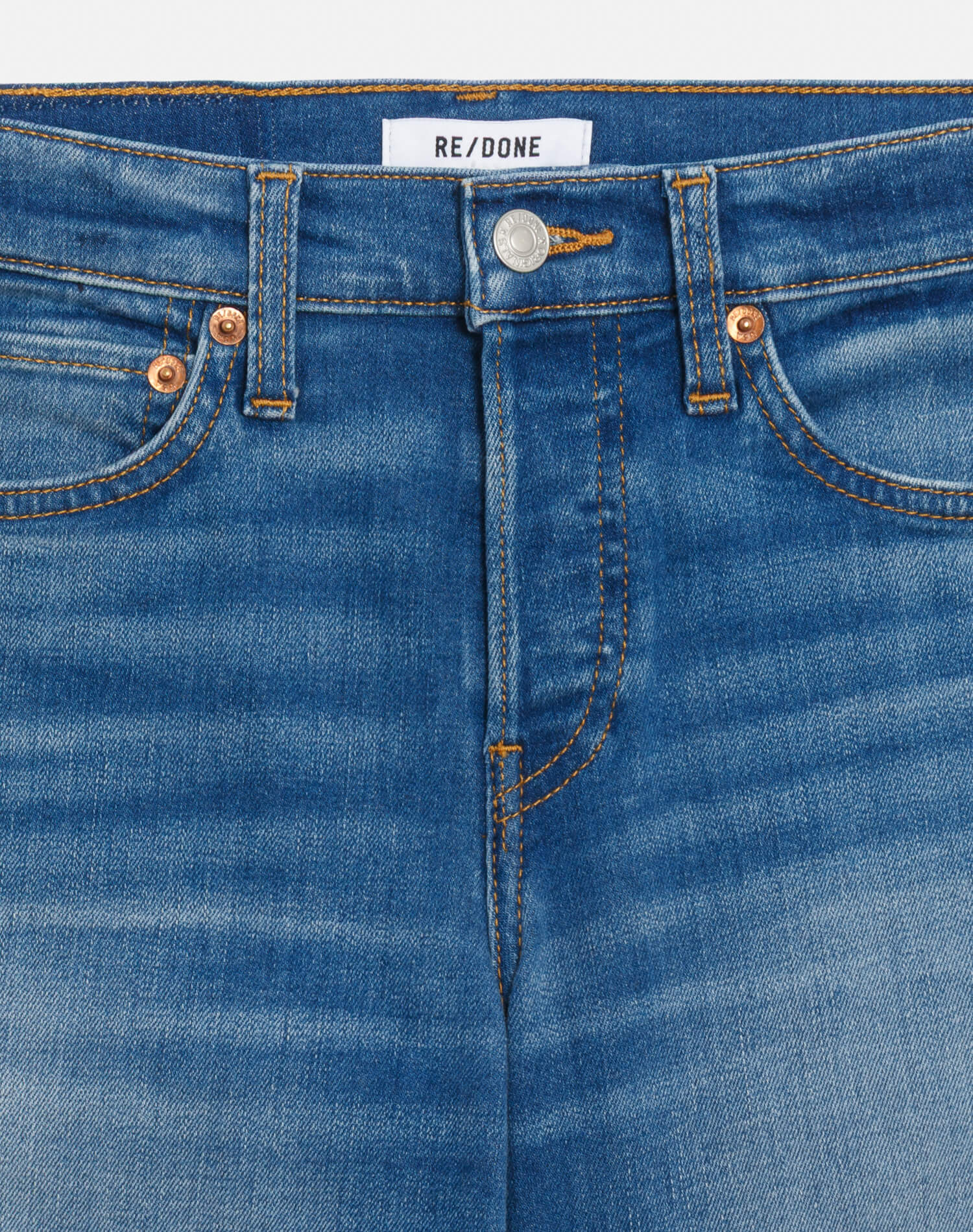 Comfort Stretch Mid Rise Wide Leg Crop - Viper Blue