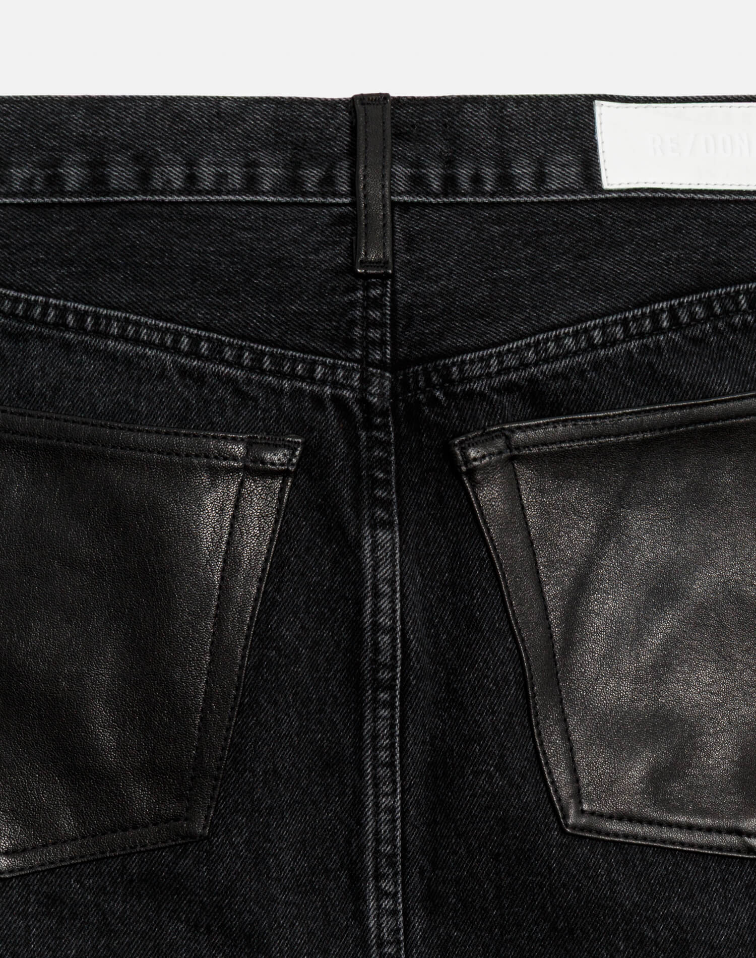 Aline Classic Skirt - Back To Black Leather