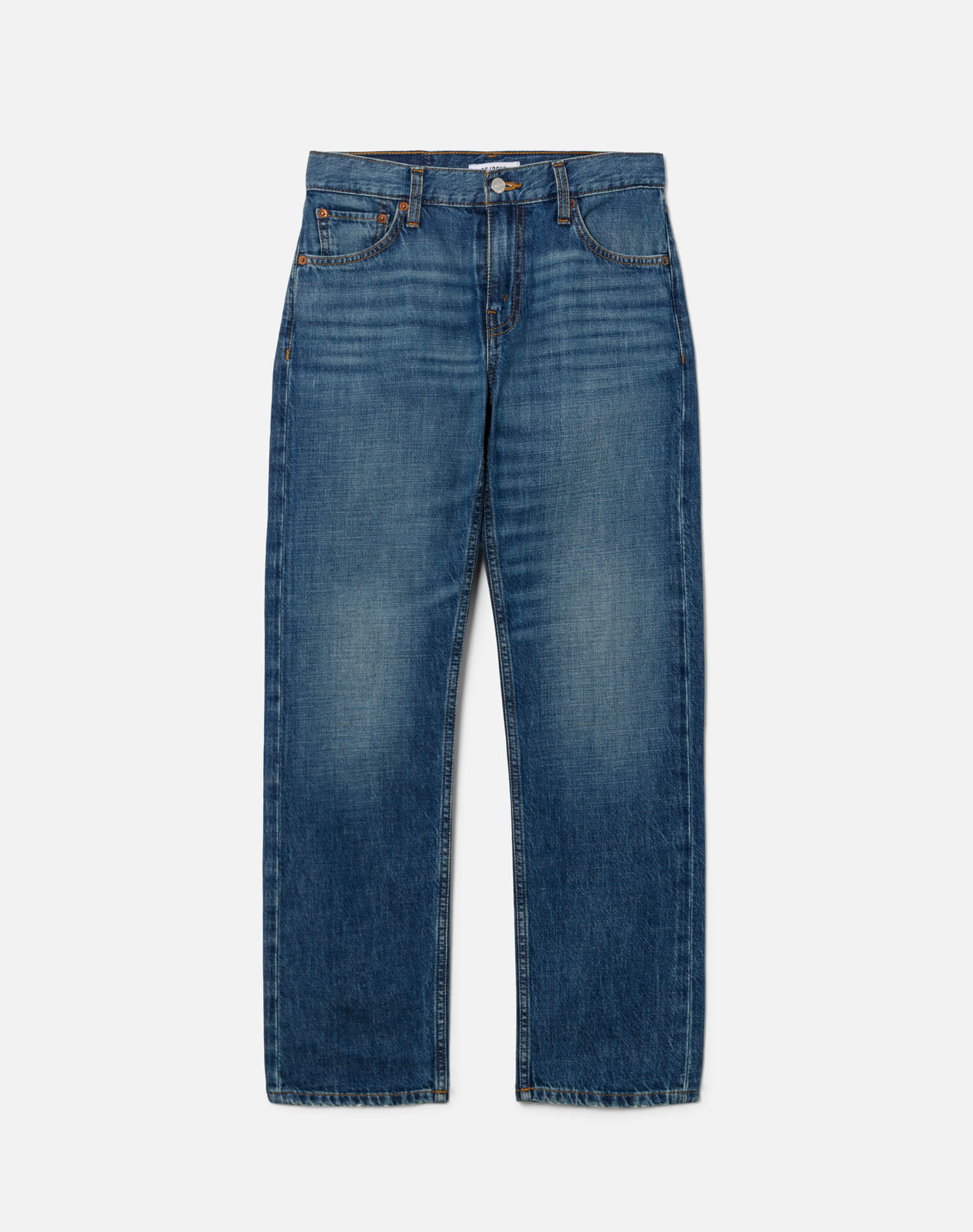 Mid Rise Blondie Crop - Mendocino Indigo