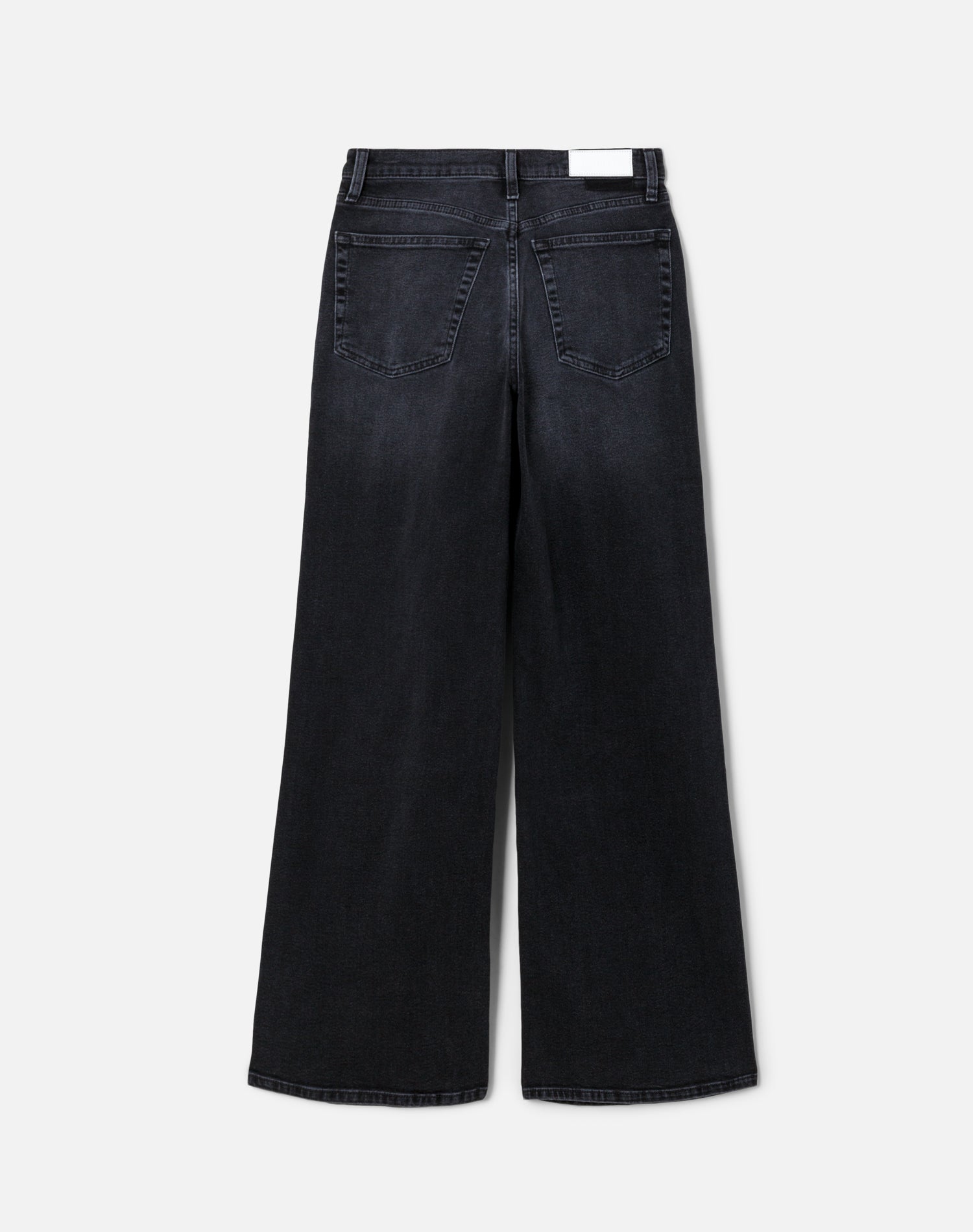 Studio R330 Premium Jeans, Size 25, Black, Style: Rigid Wide Leg
