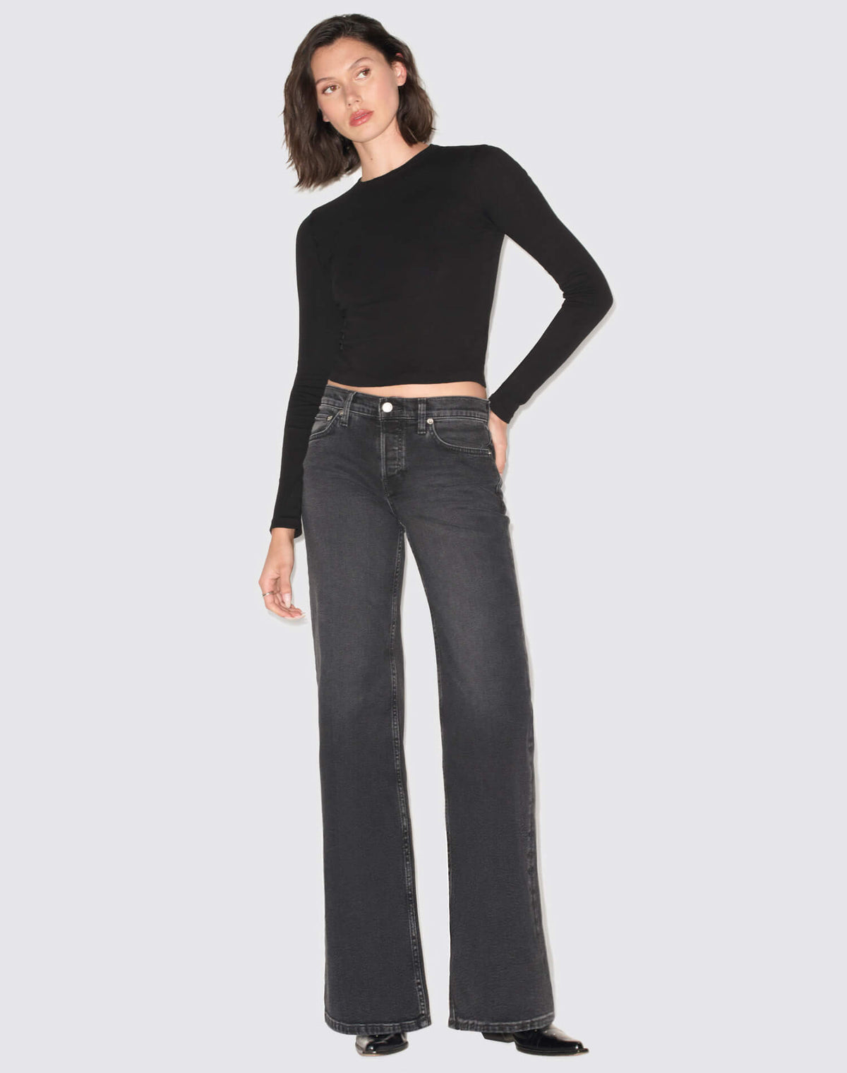 Comfort Stretch Laurel - Washed Noir