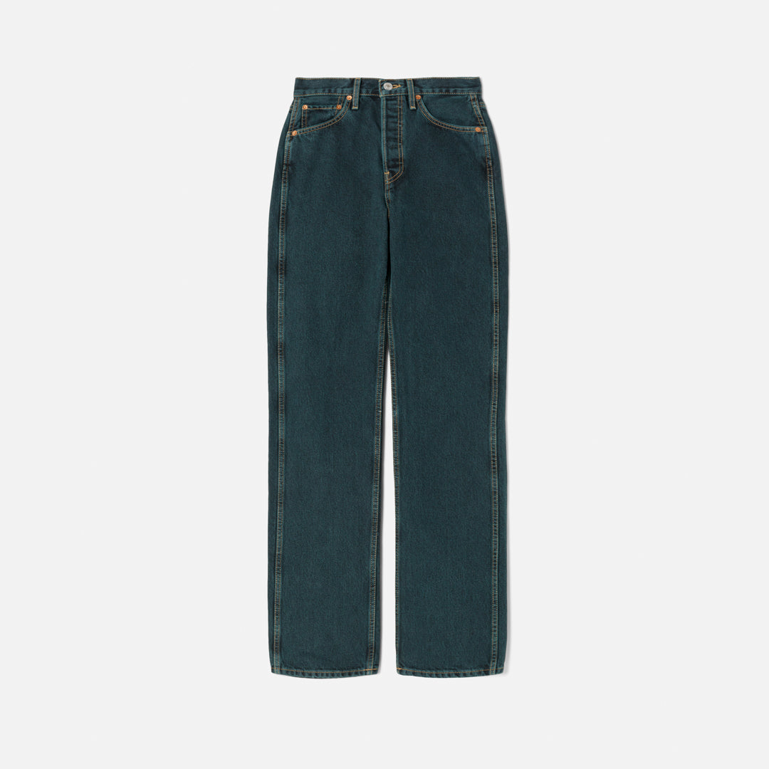 High Rise Loose - Evergreen Dippped