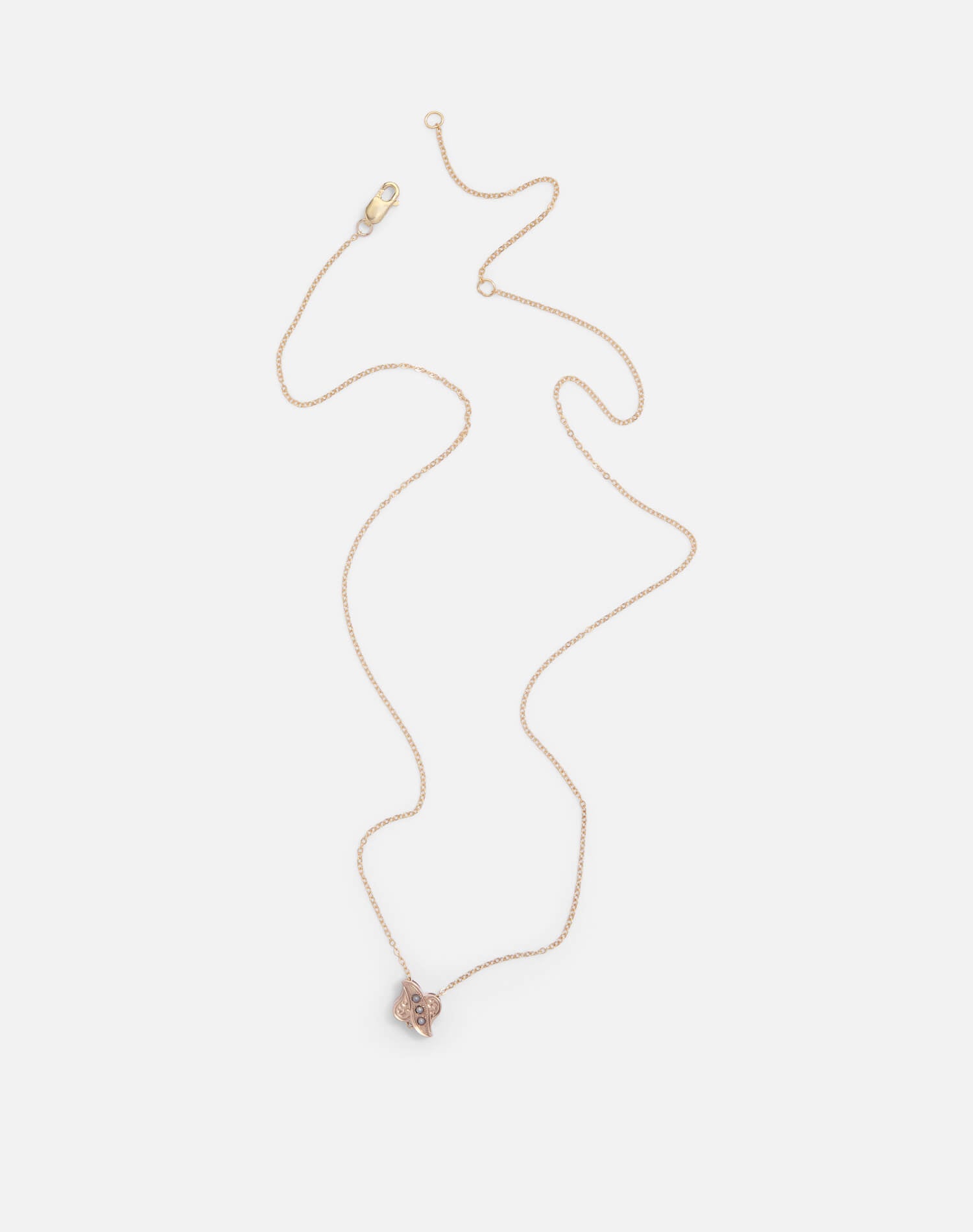 Vintage Victorian Era Gold Slidder Necklace - #1672