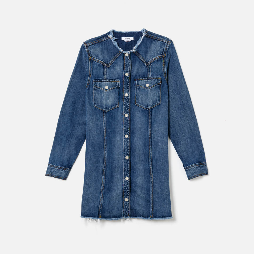 The Riley Mini Dress - Viper Blue