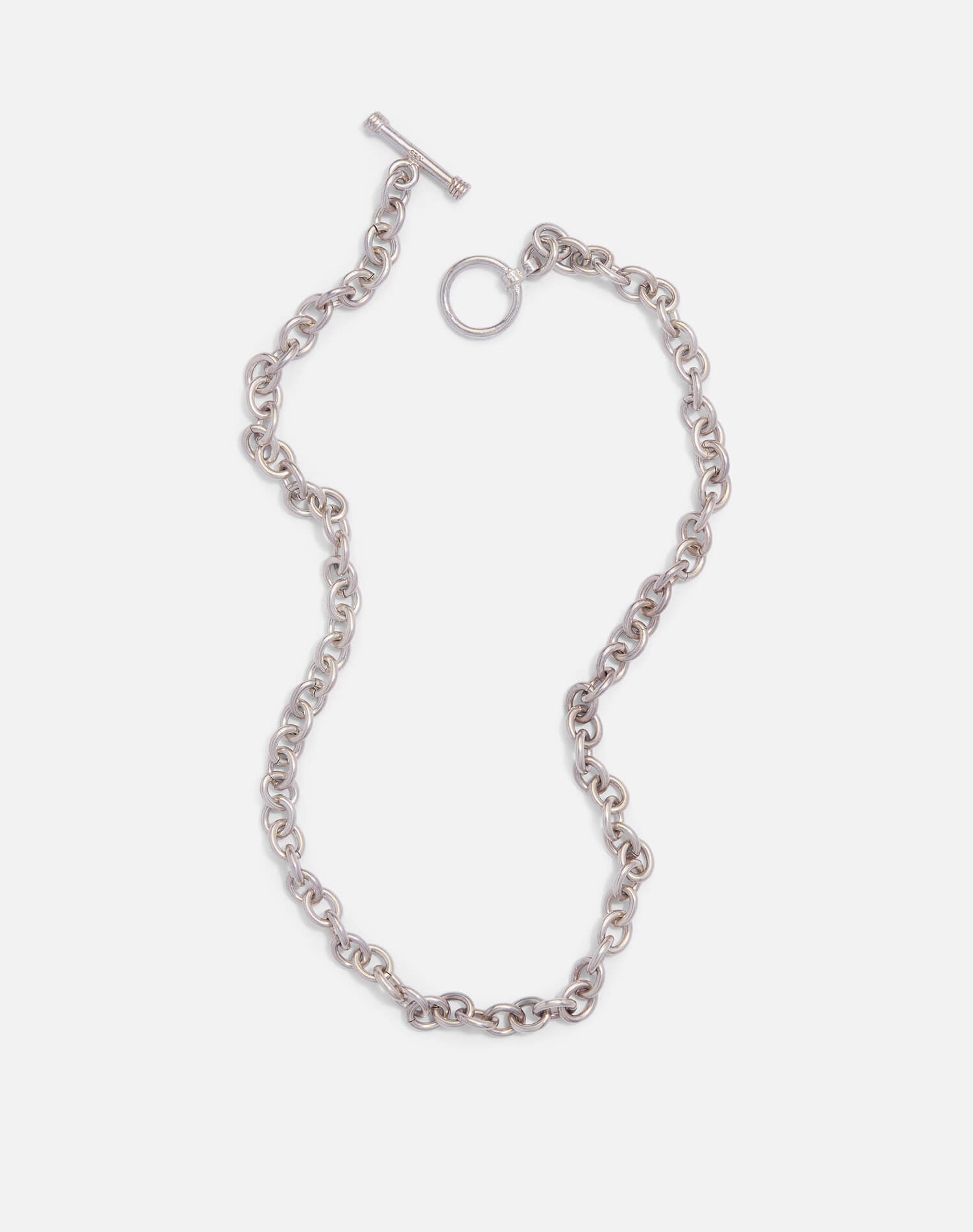 Vintage 90s Chain Choker Necklace -#1739