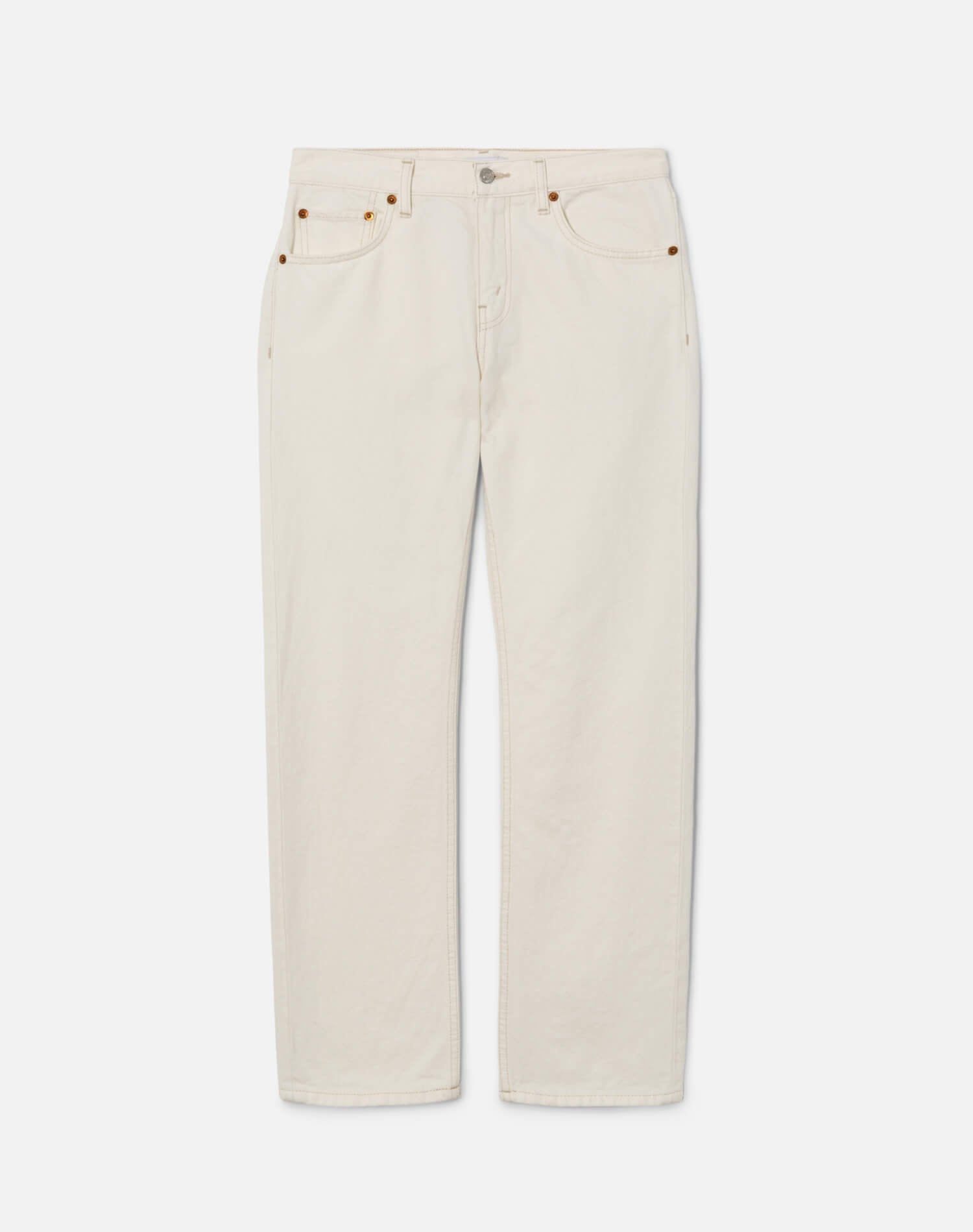 Mid Rise Blondie Crop - Crema