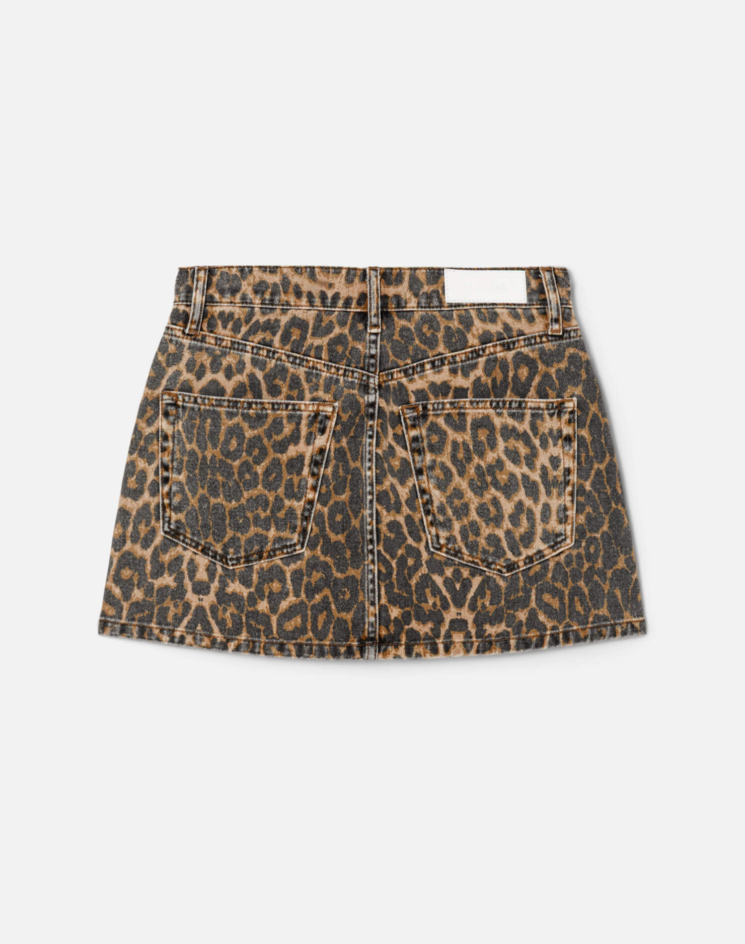 90s Mini Skirt - Leopardo