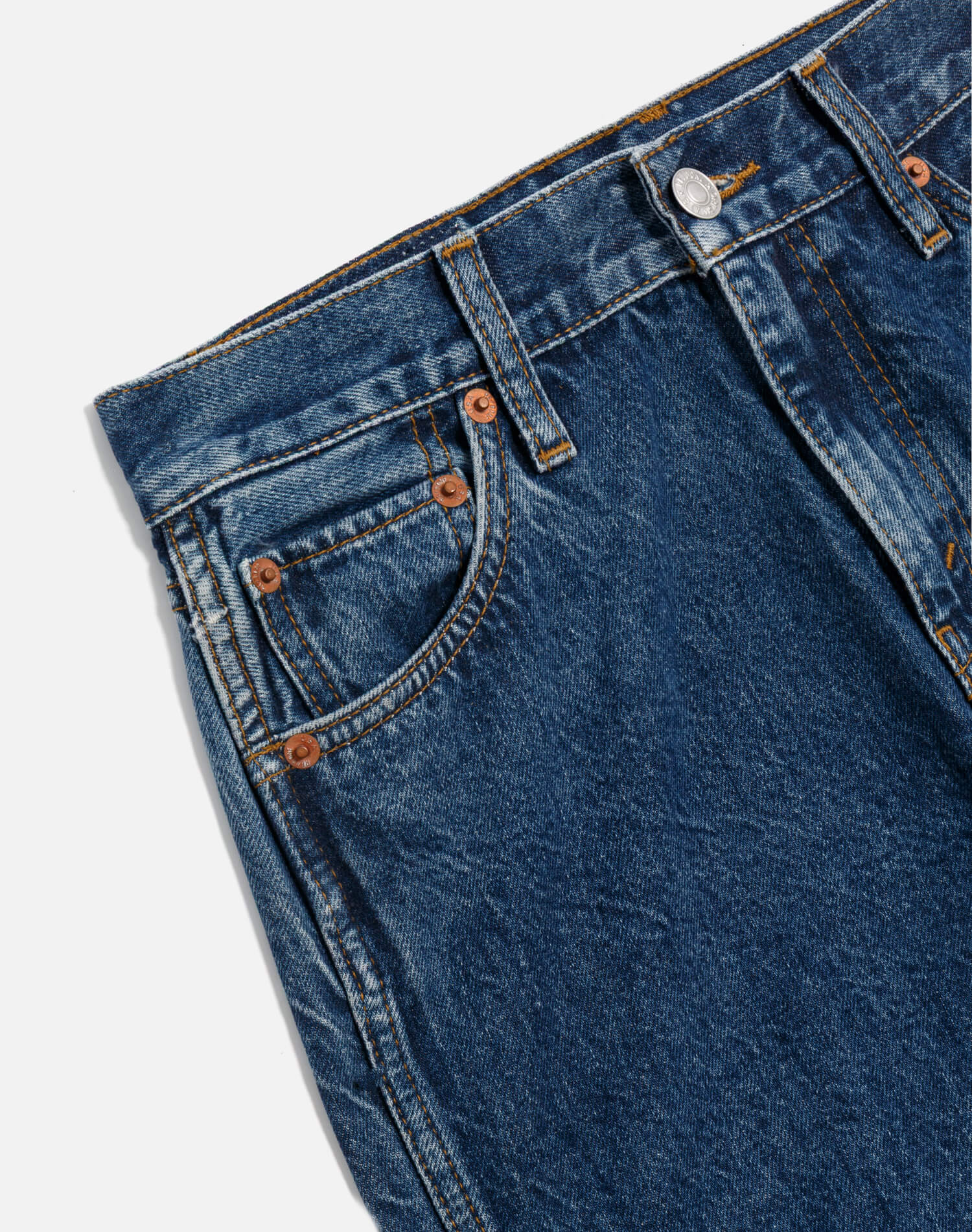 90s Mid Rise Loose - Rustic Indigo