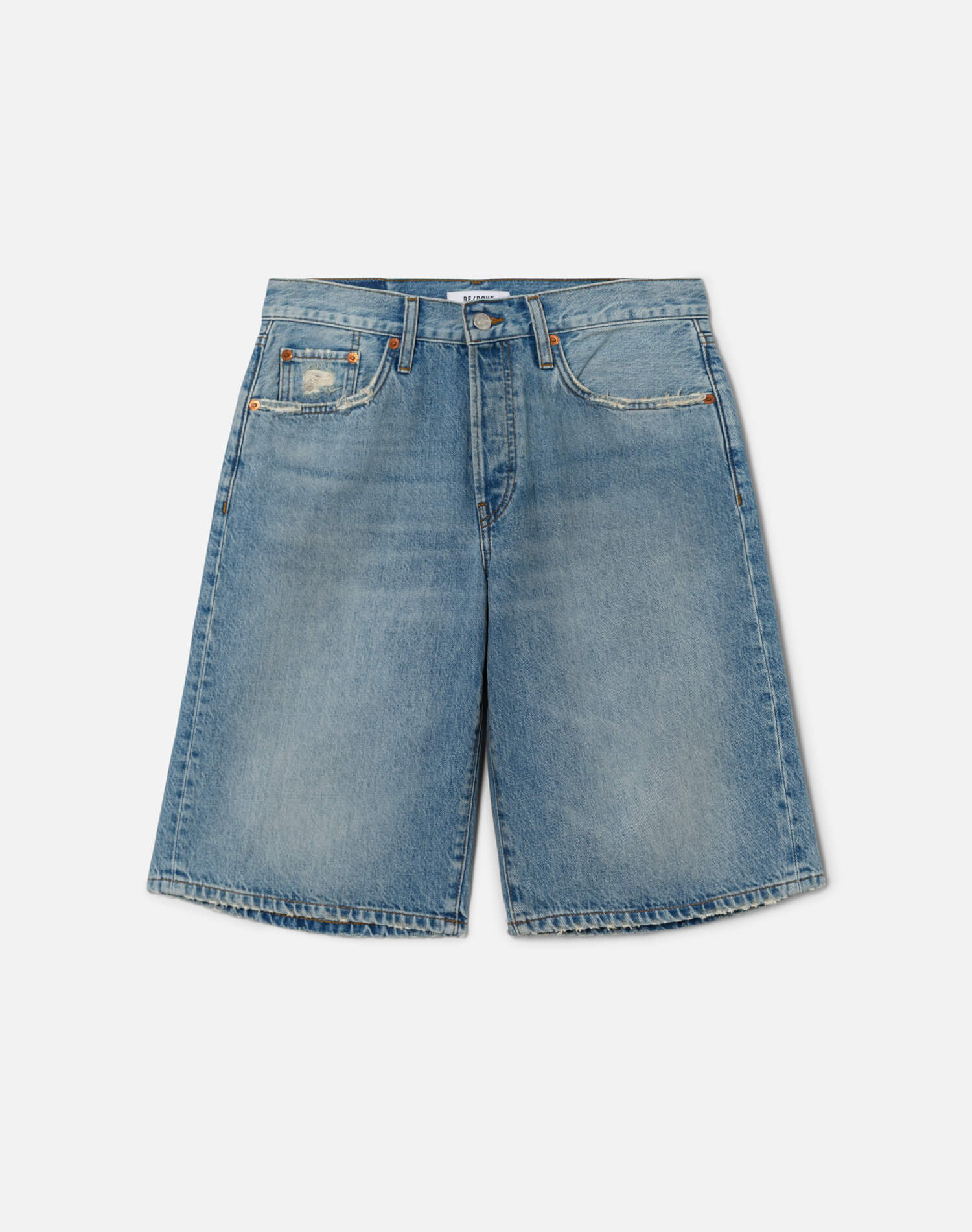 Skater Short - Aged Worn Blue