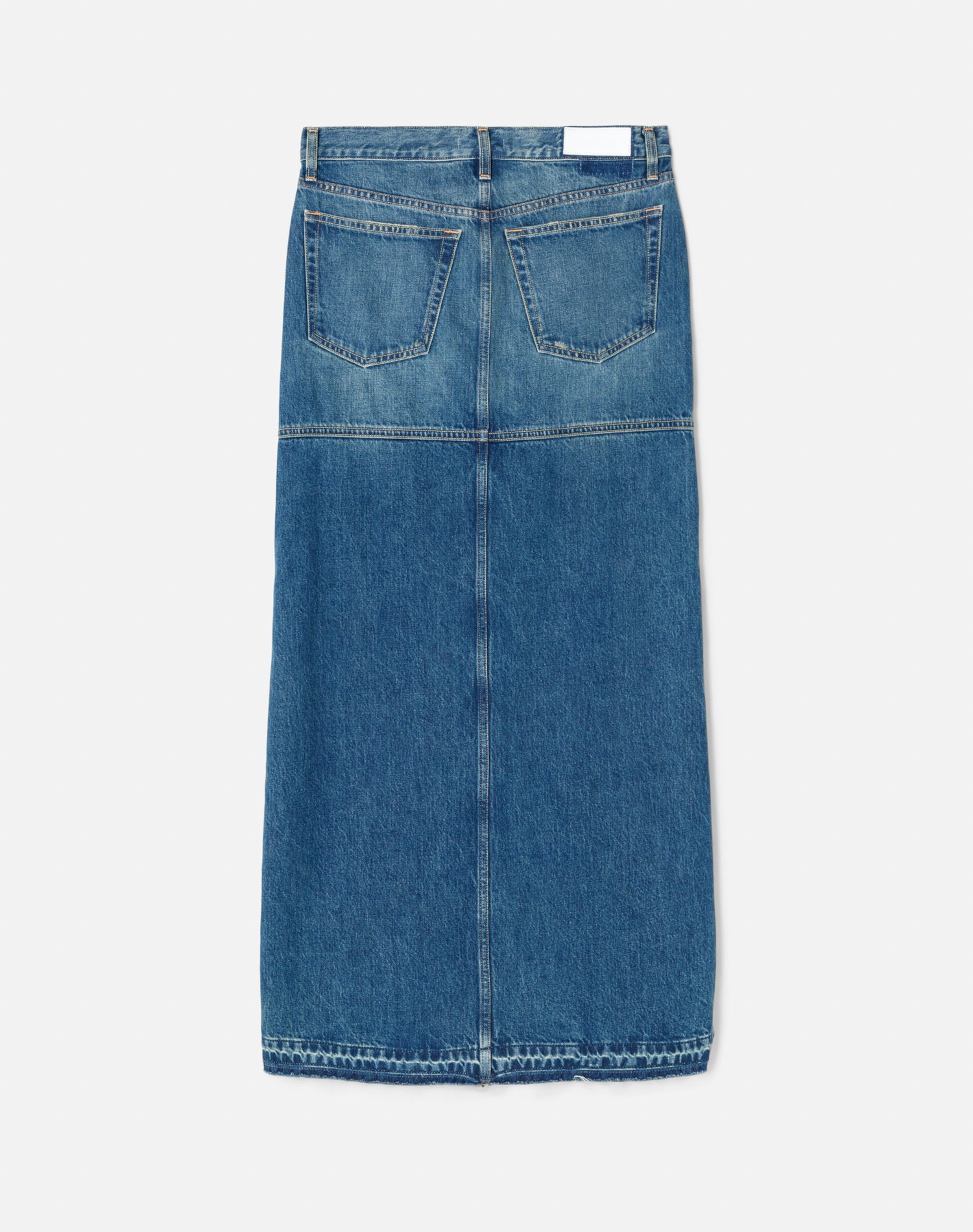 Mid Rise Split Skirt - Herbal Tint