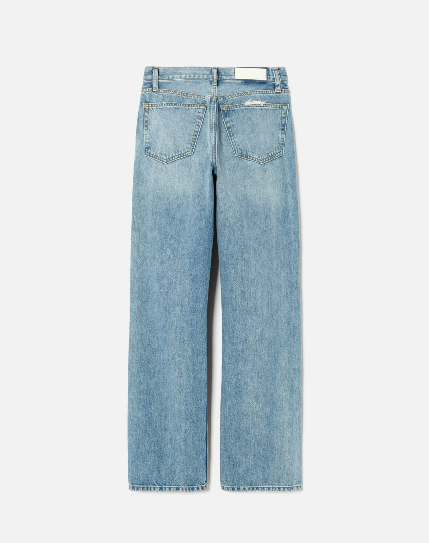 RE/DONE Jeans High Rise Loose in Worn Blue - Main Image