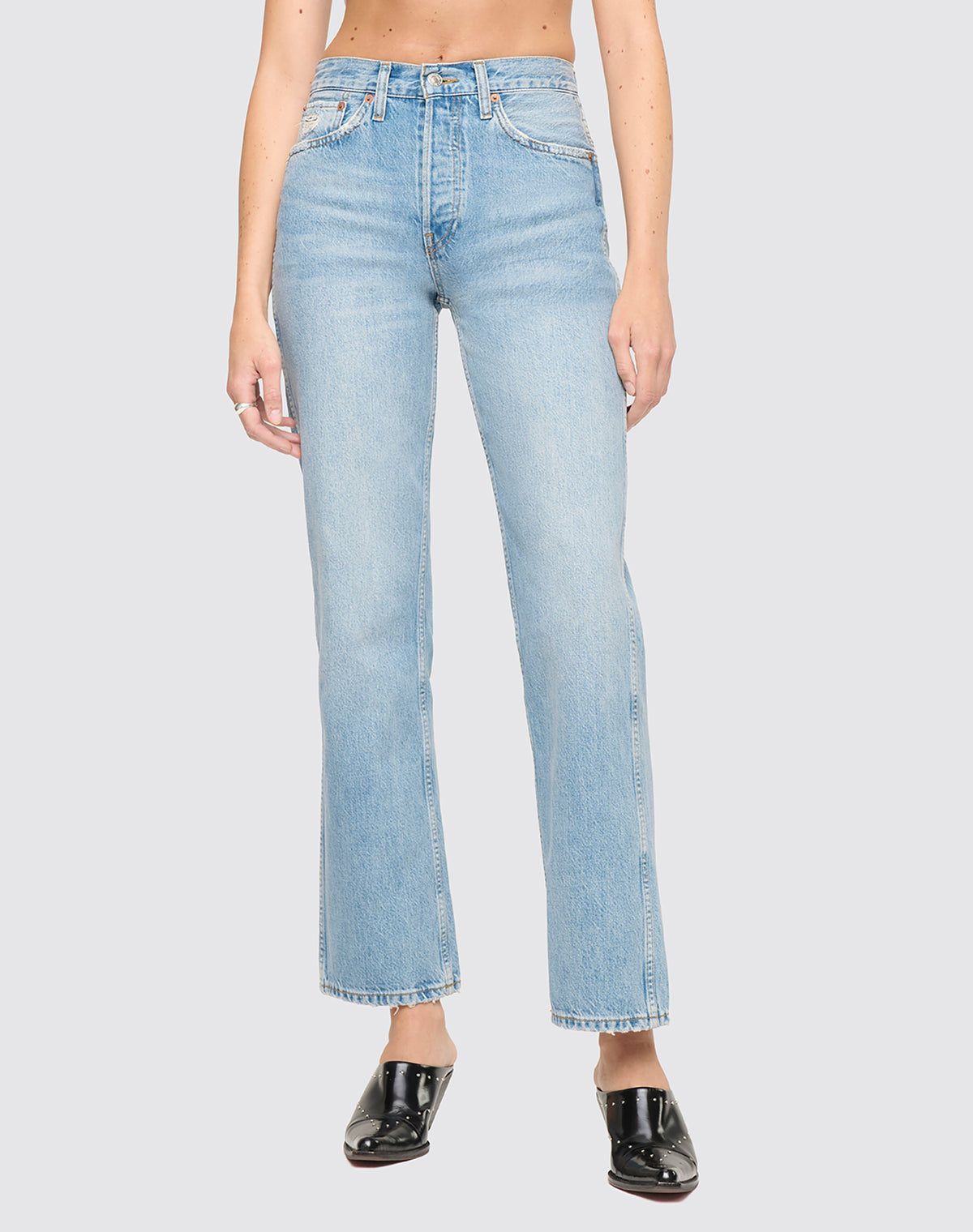 High Rise Loose - Worn Blue