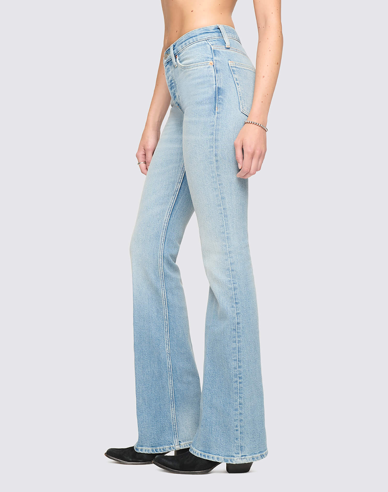 Comfort Stretch 70s Bootcut - Opal Indigo