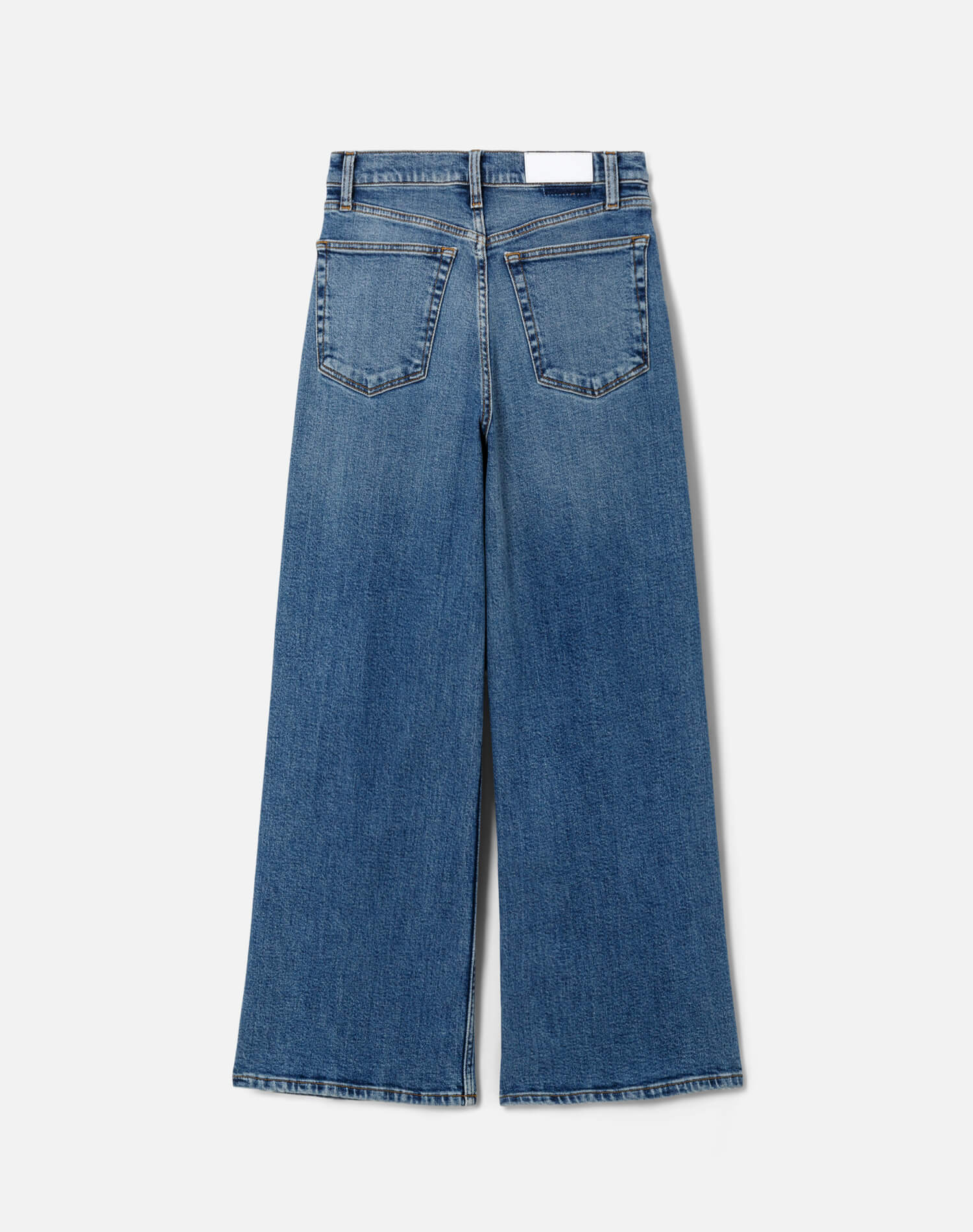 Comfort Stretch High Rise Wide Leg Crop - Mid 70s