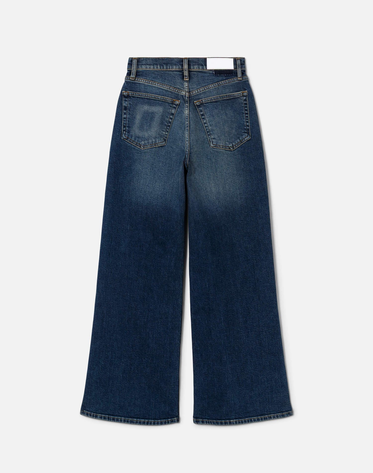 Comfort Stretch High Rise Wide Leg Crop - Smoke Water