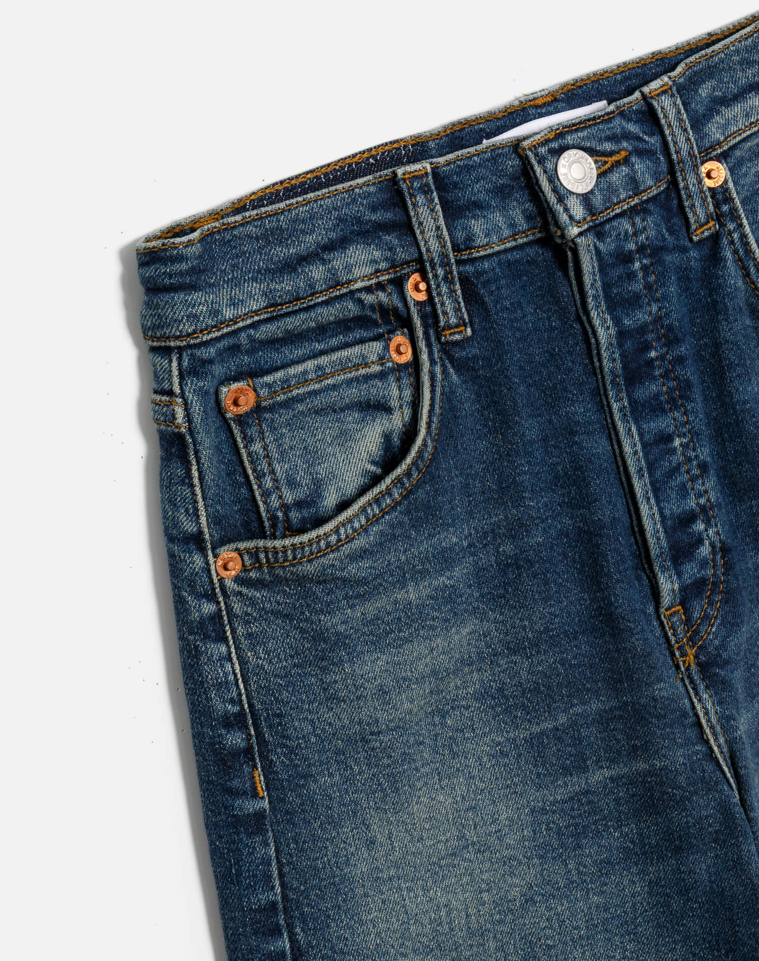 Comfort Stretch High Rise Wide Leg Crop - Smoke Water