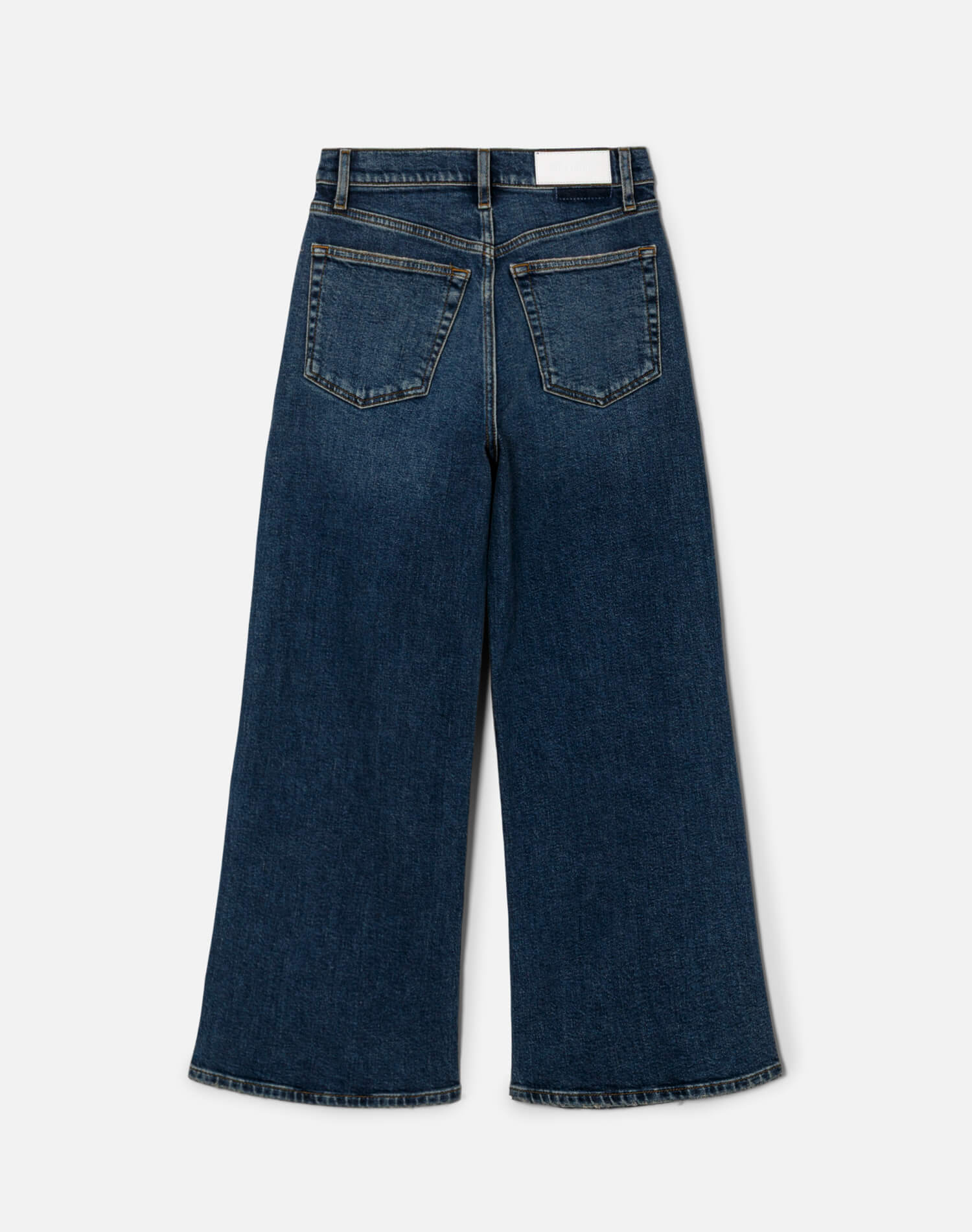 Comfort Stretch High Rise Wide Leg Crop - Sonoma Indigo