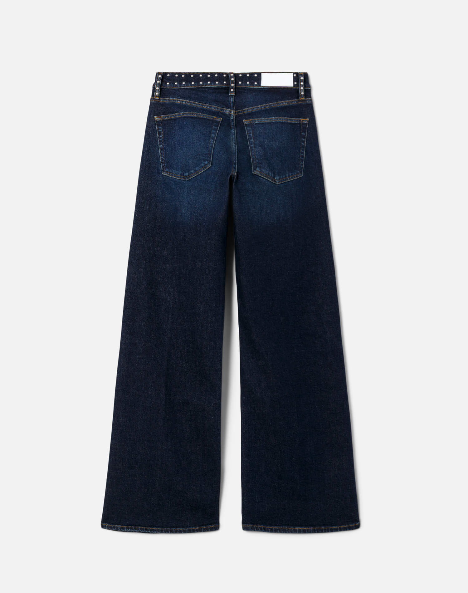 Comfort Stretch Studded Mid Rise Wide Leg - Barely Worn Stud