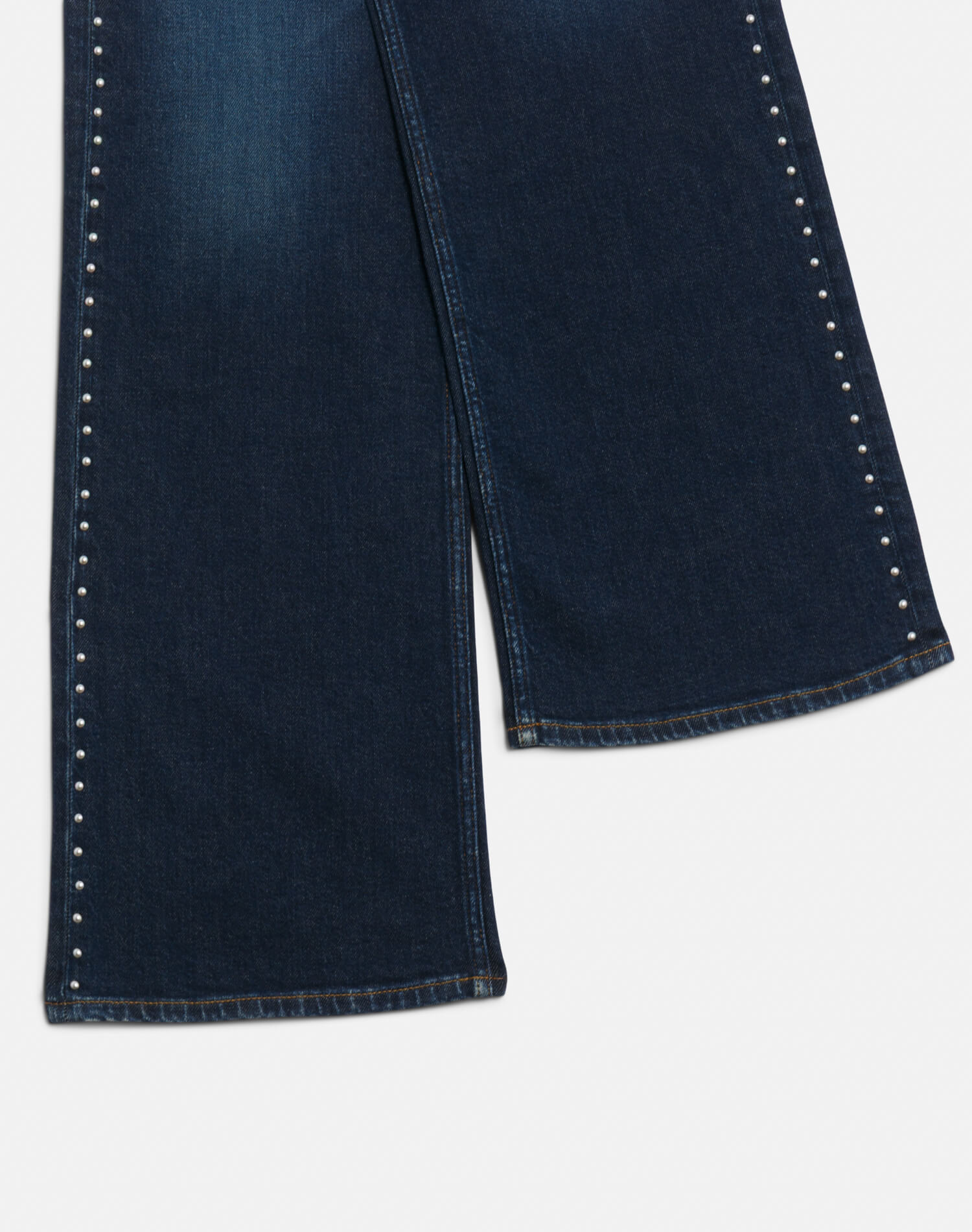 Comfort Stretch Studded Mid Rise Wide Leg - Barely Worn Stud