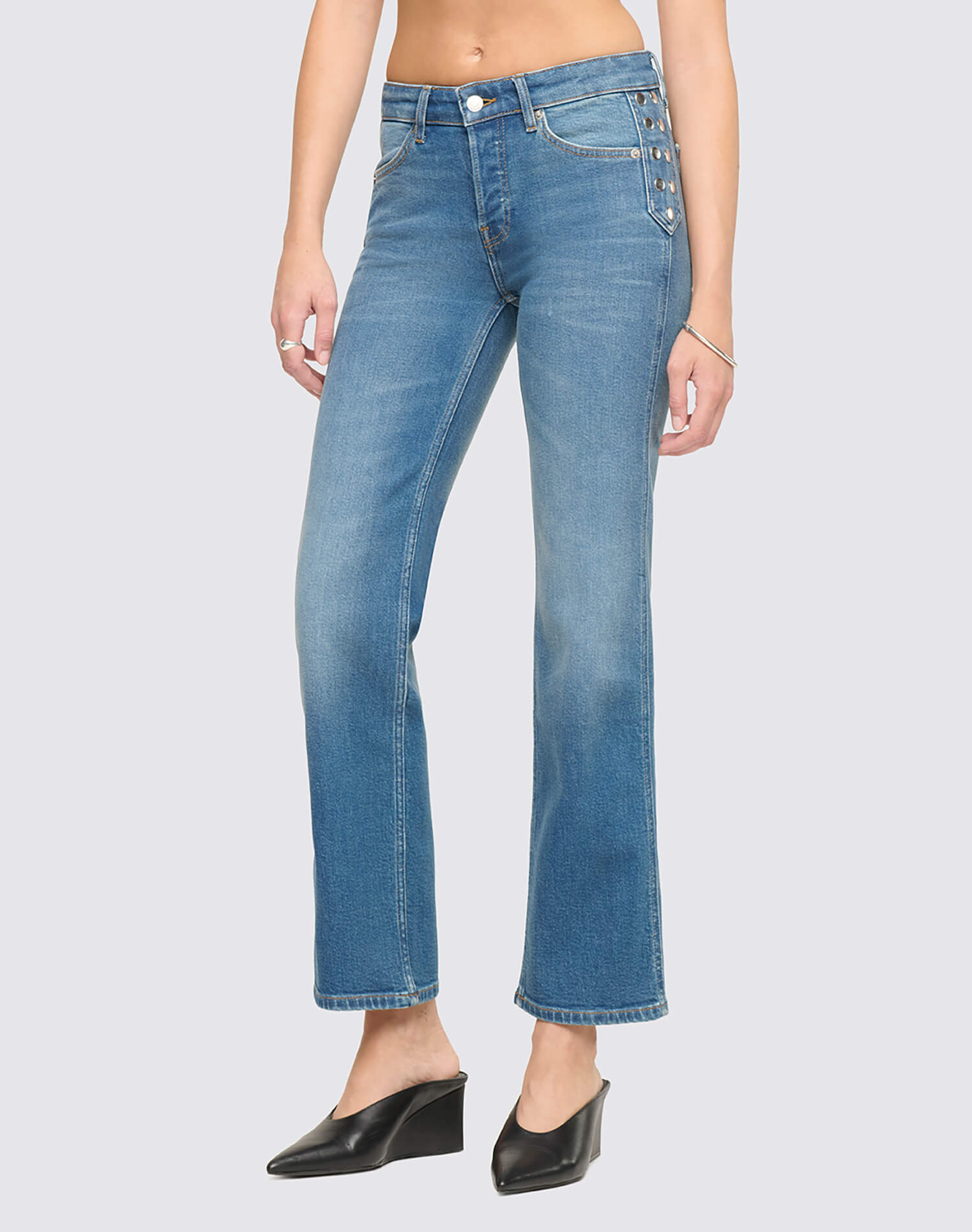 Slim Straight Crop - Melody Indigo