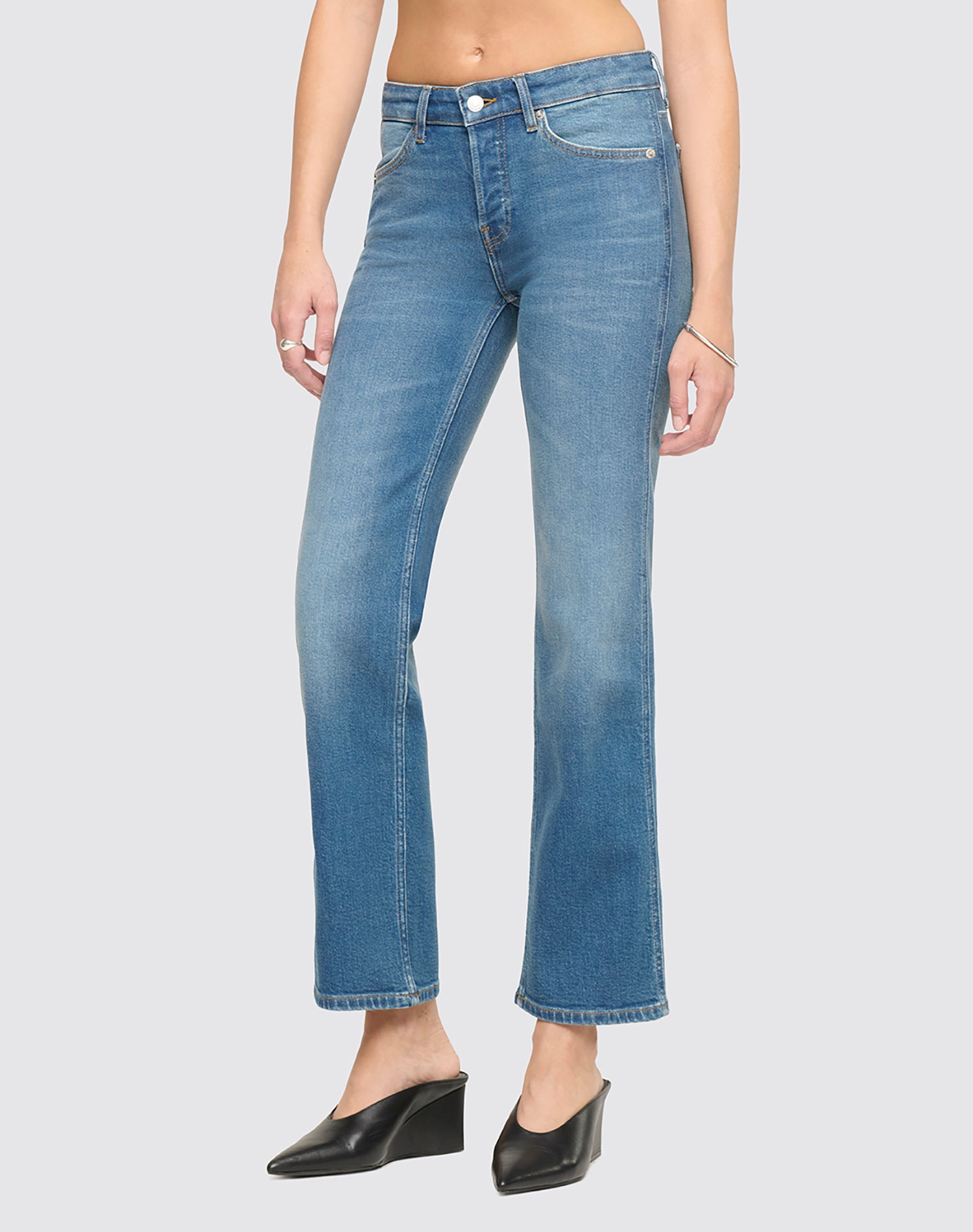 Slim Straight Crop - Melody Indigo