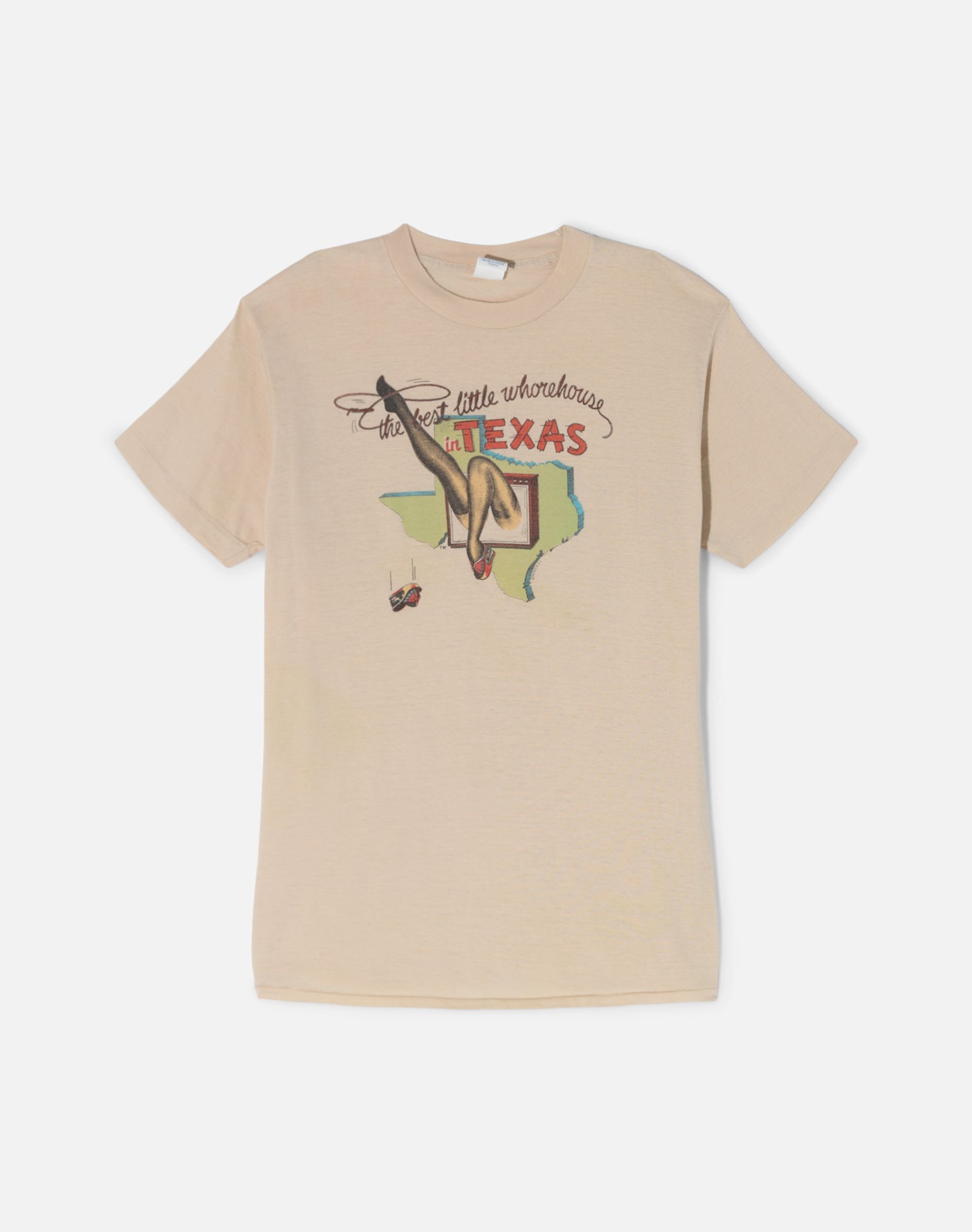 Vintage 70s The Best Little Whorehouse in Texas Tee - #1707