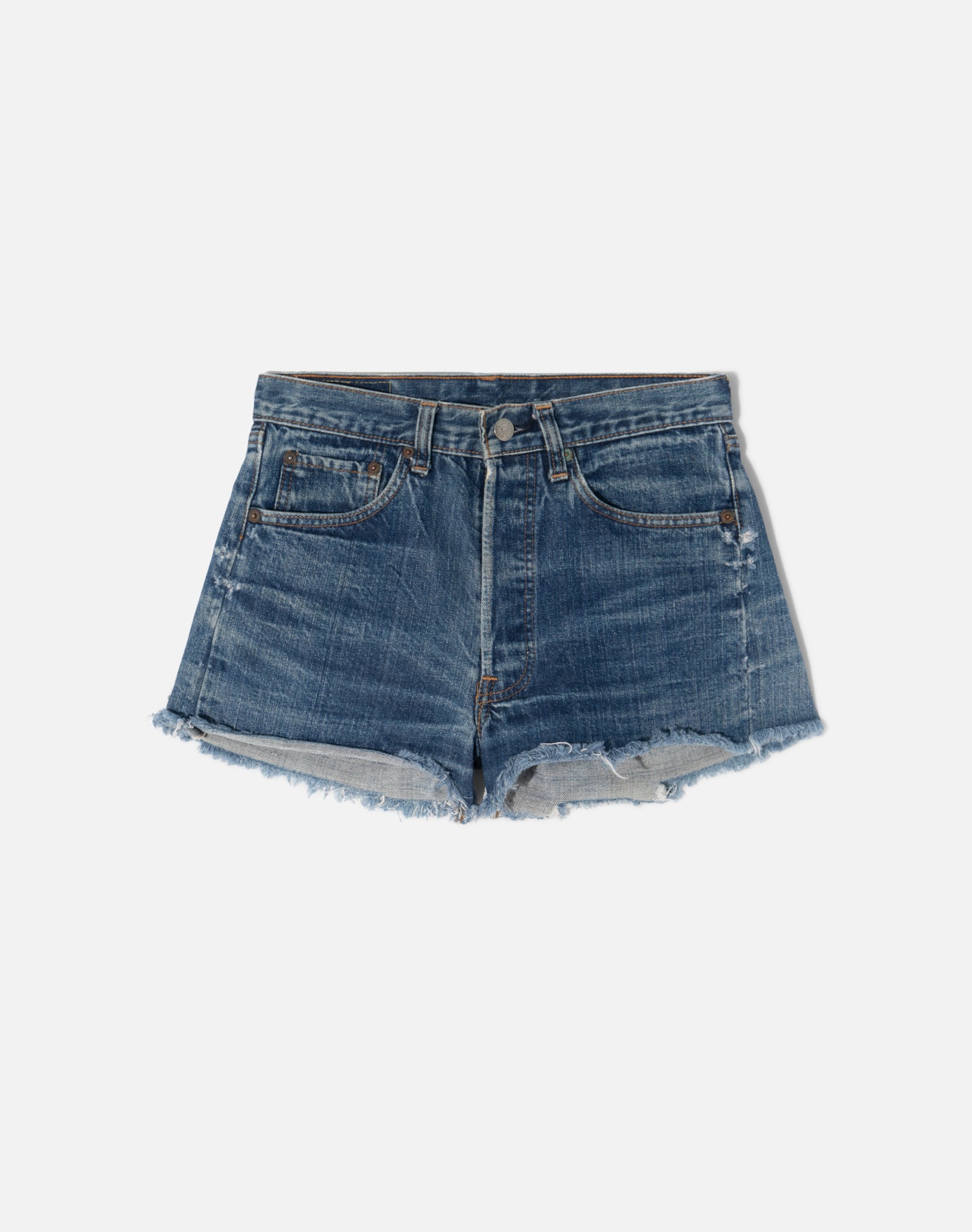 Vintage 60s Single Stitch Big E Selvedge 501 Levi's Short -#1753