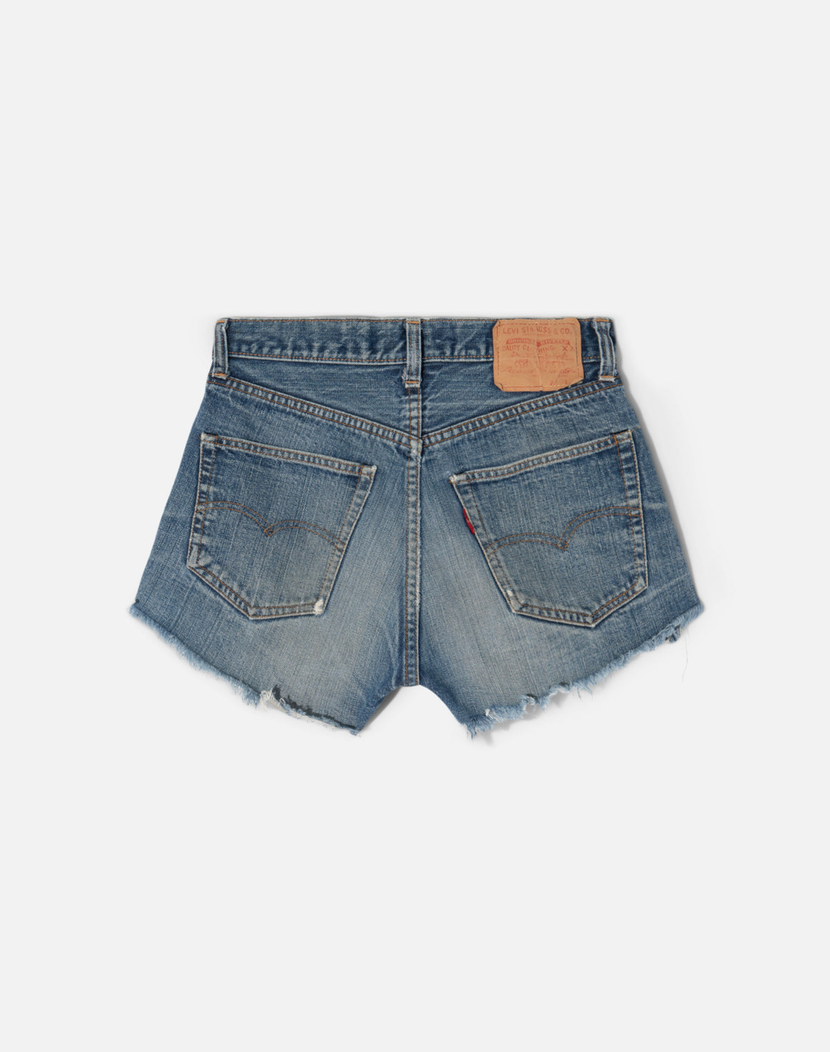 Vintage 60s Single Stitch Big E Selvedge 501 Levi's Short -#1753
