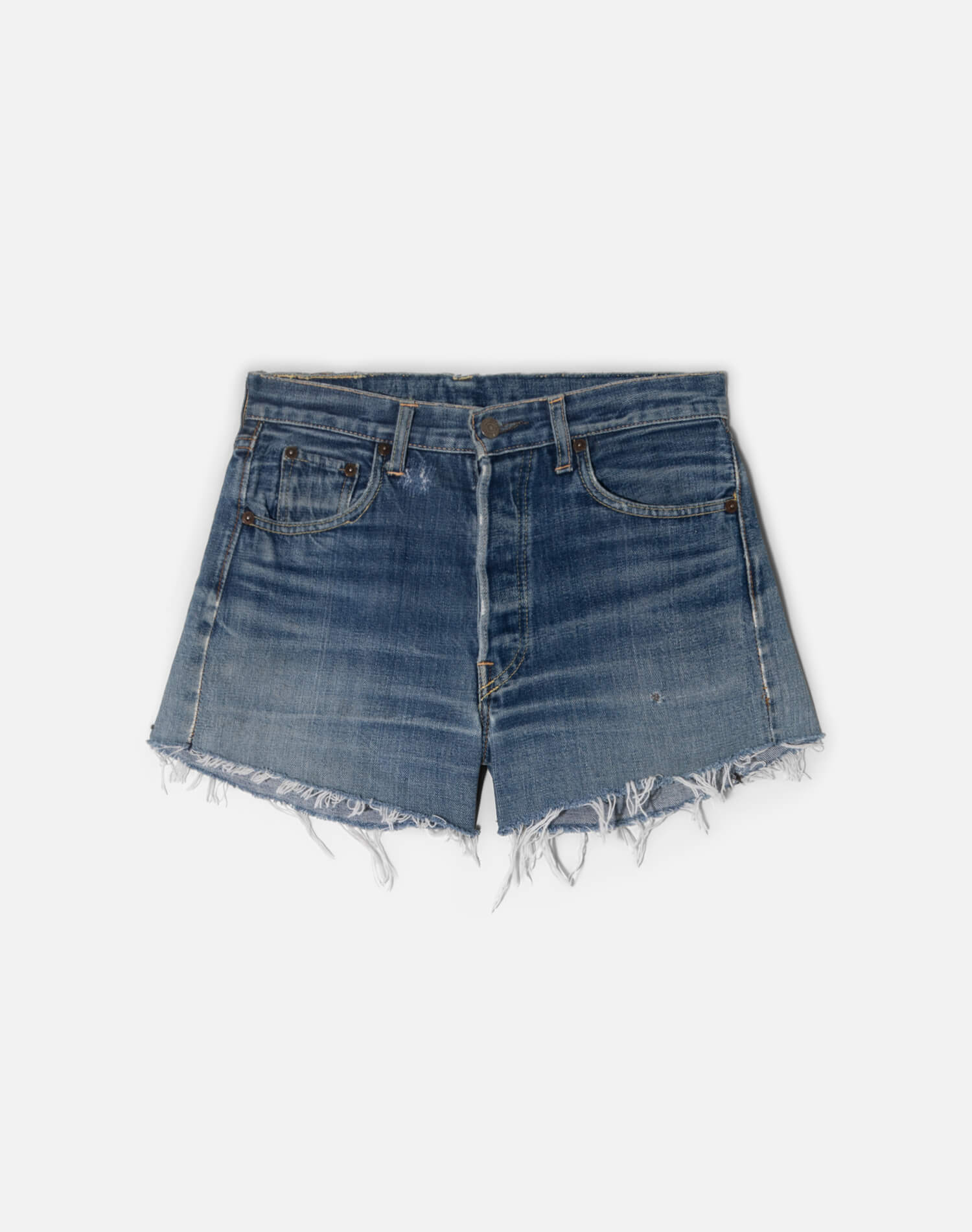 Vintage 60s Single Stitch Big E Selvedge 501 Levi's Short -#1795