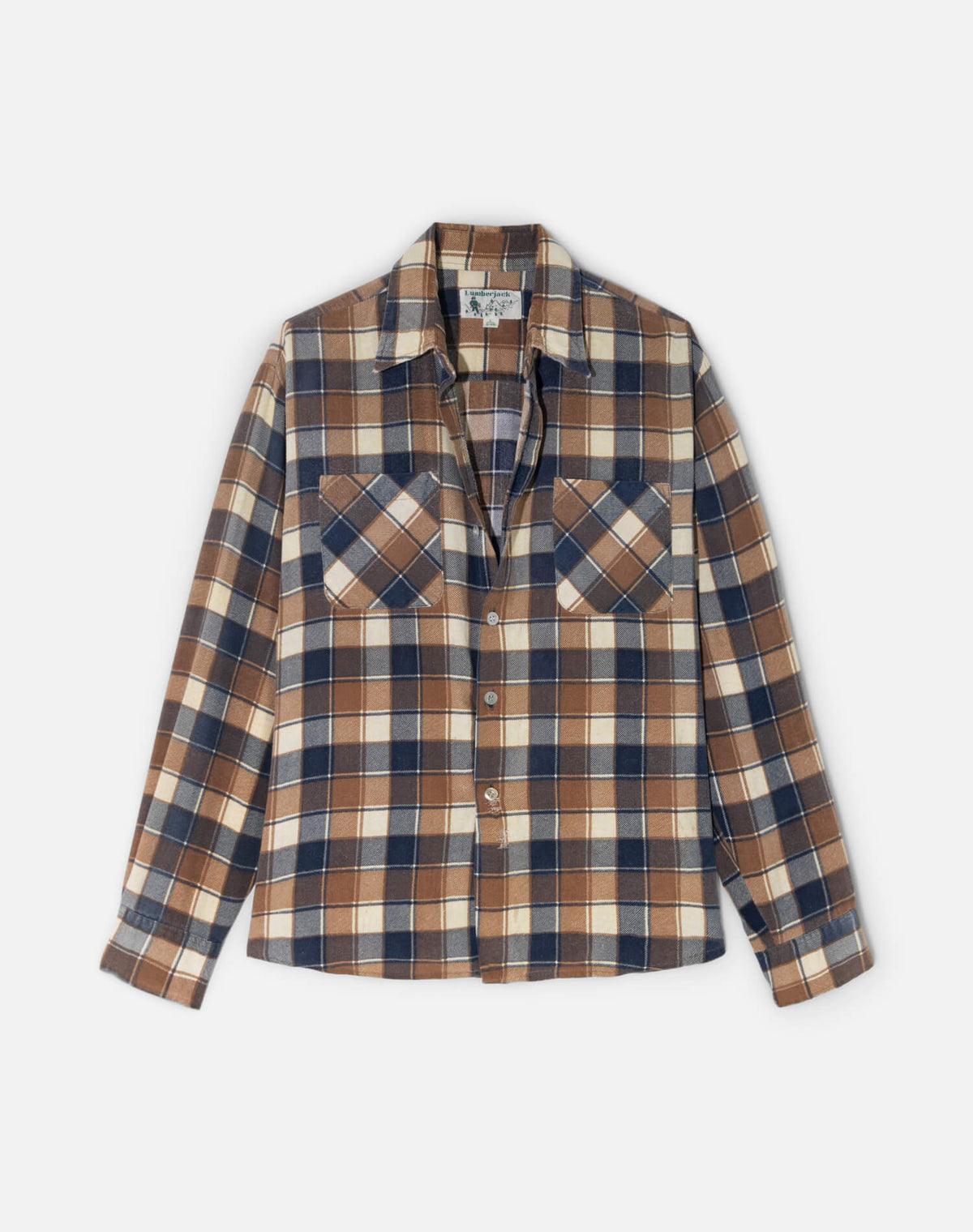Vintage 90s Cotton Flannel Shirt -#1811