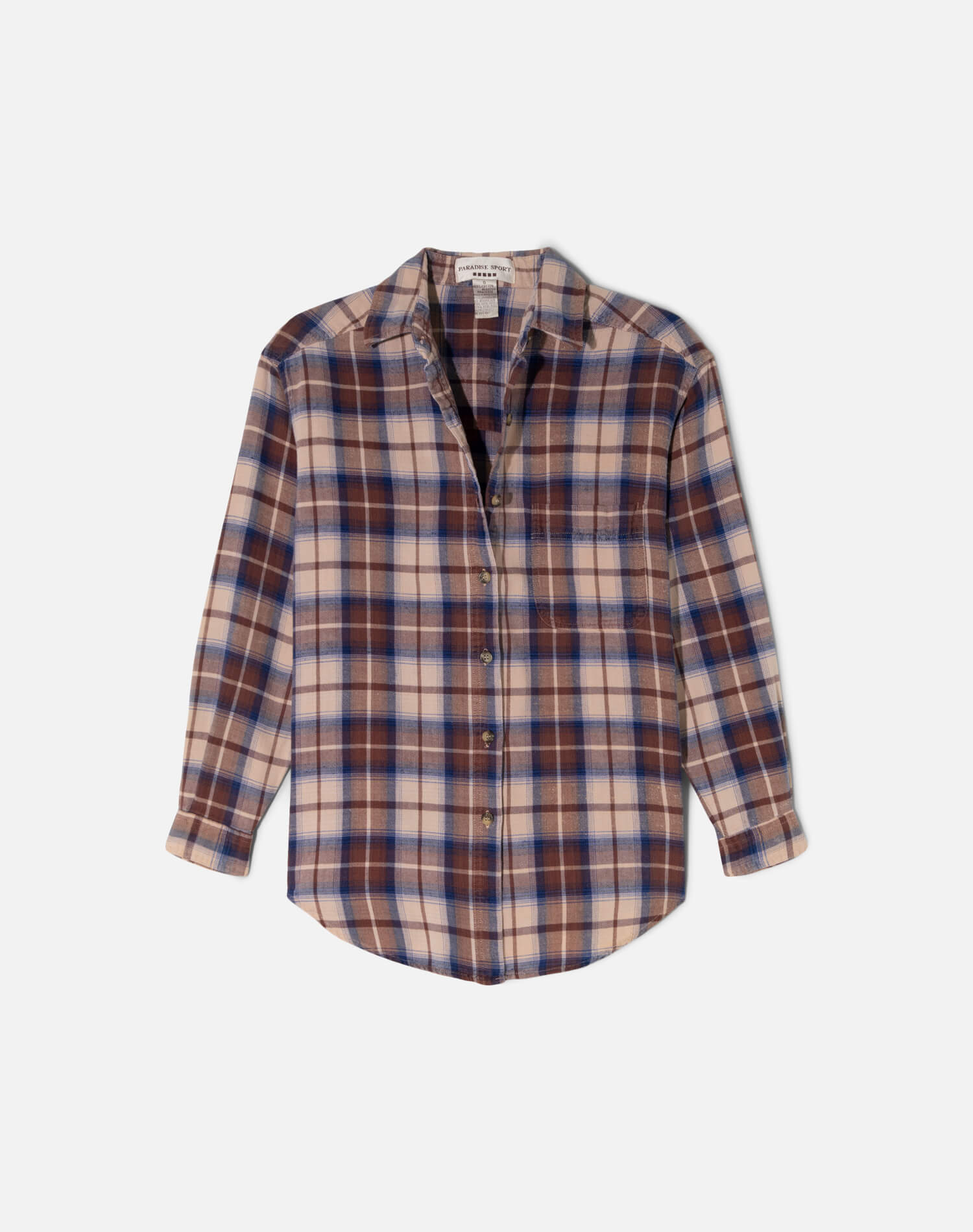 Vintage 90s Cotton Flannel Shirt -#1816