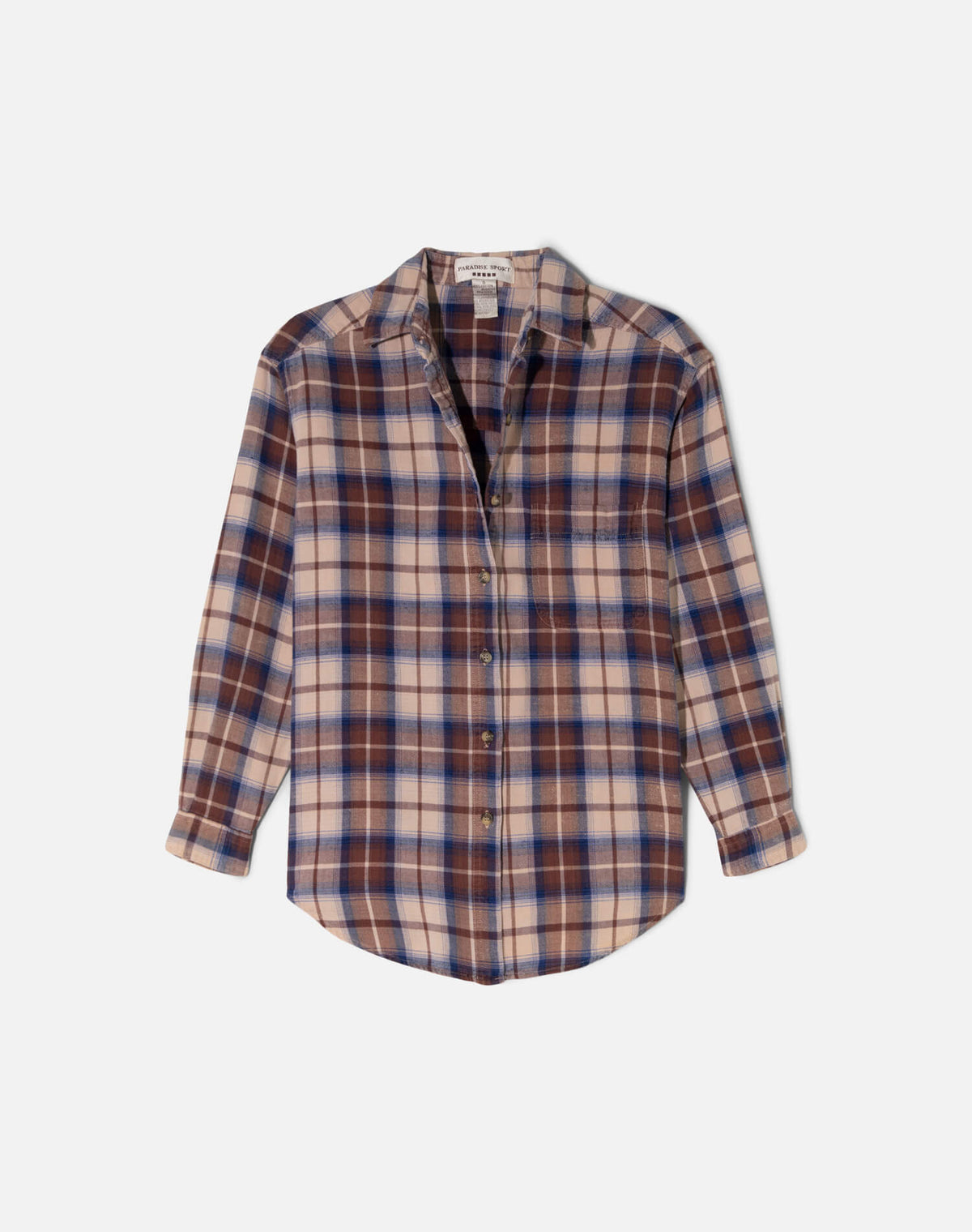 Vintage 90s Cotton Flannel Shirt -#1816