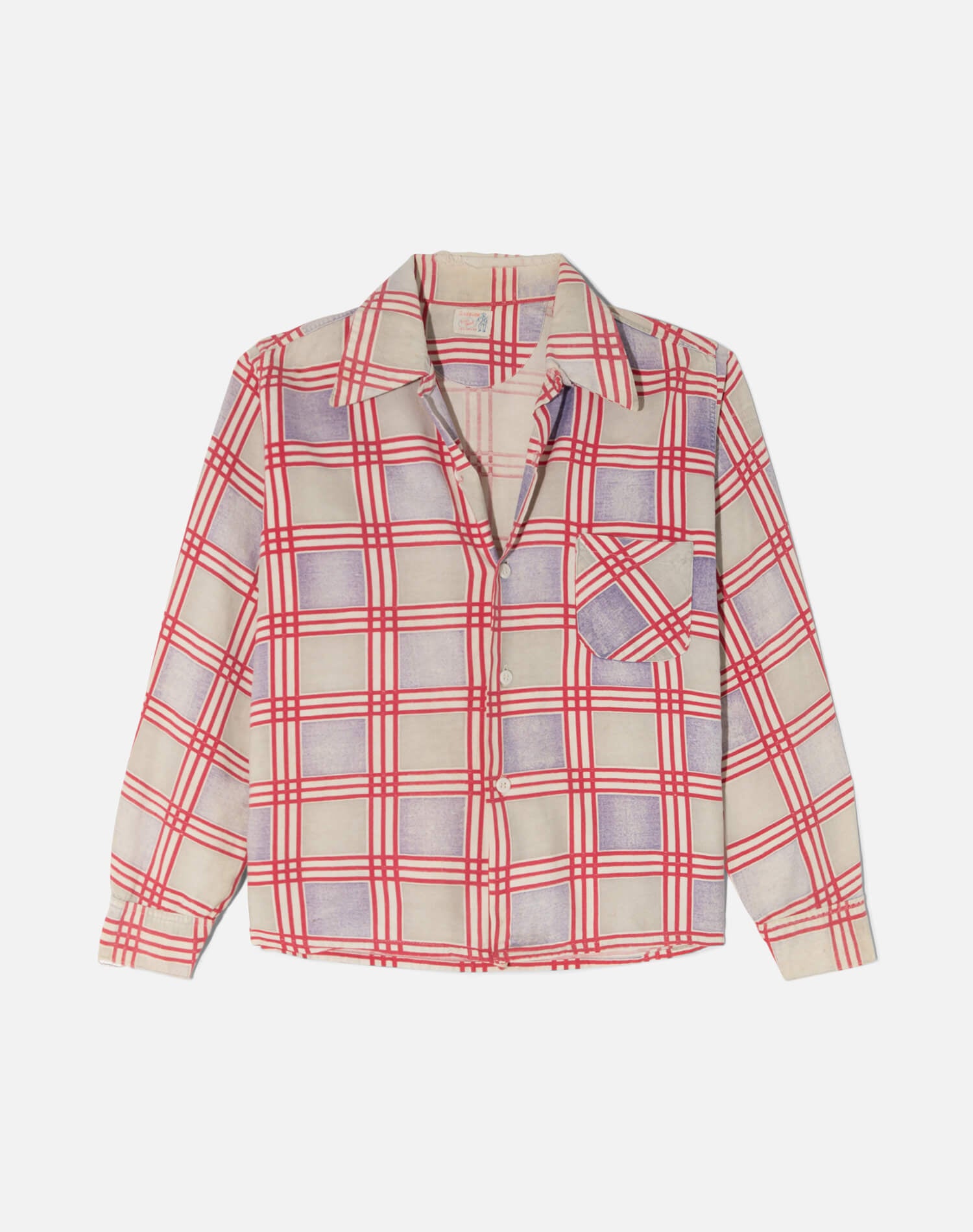 Vintage 50s Cotton Flannel Shirt -#1818