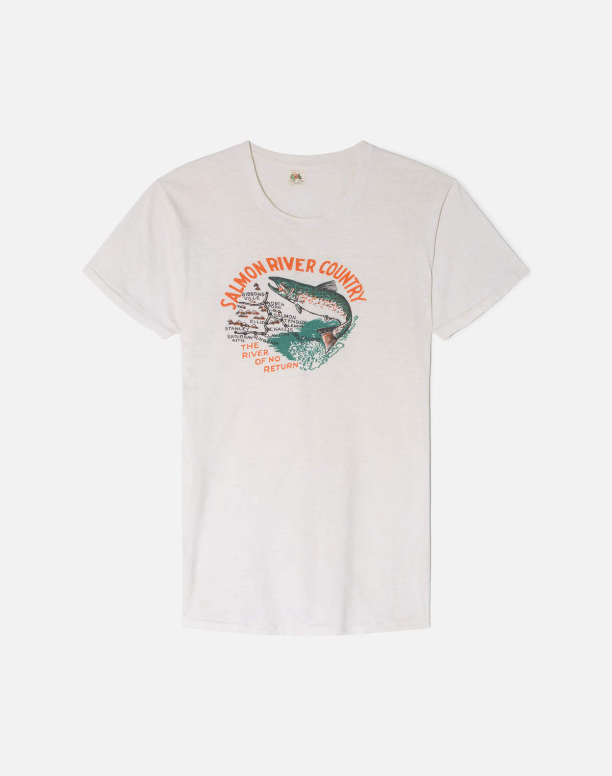 Vintage 70s Salmon River County Tee -#1832