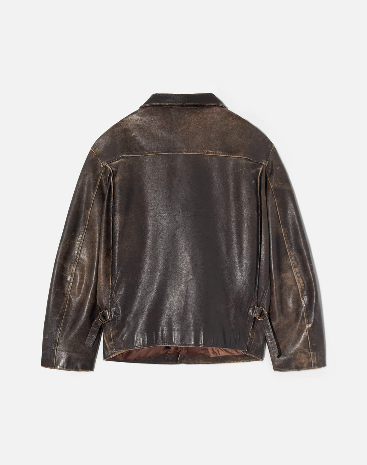 Vintage 80s Leather Bomber  -#2053