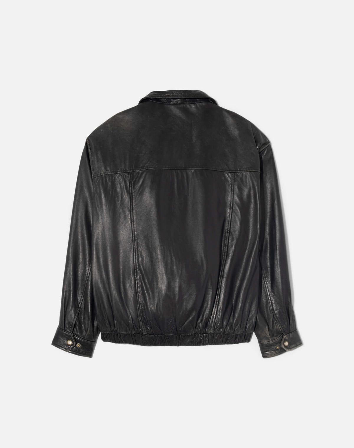 Vintage 80s Leather Bomber  -#2054