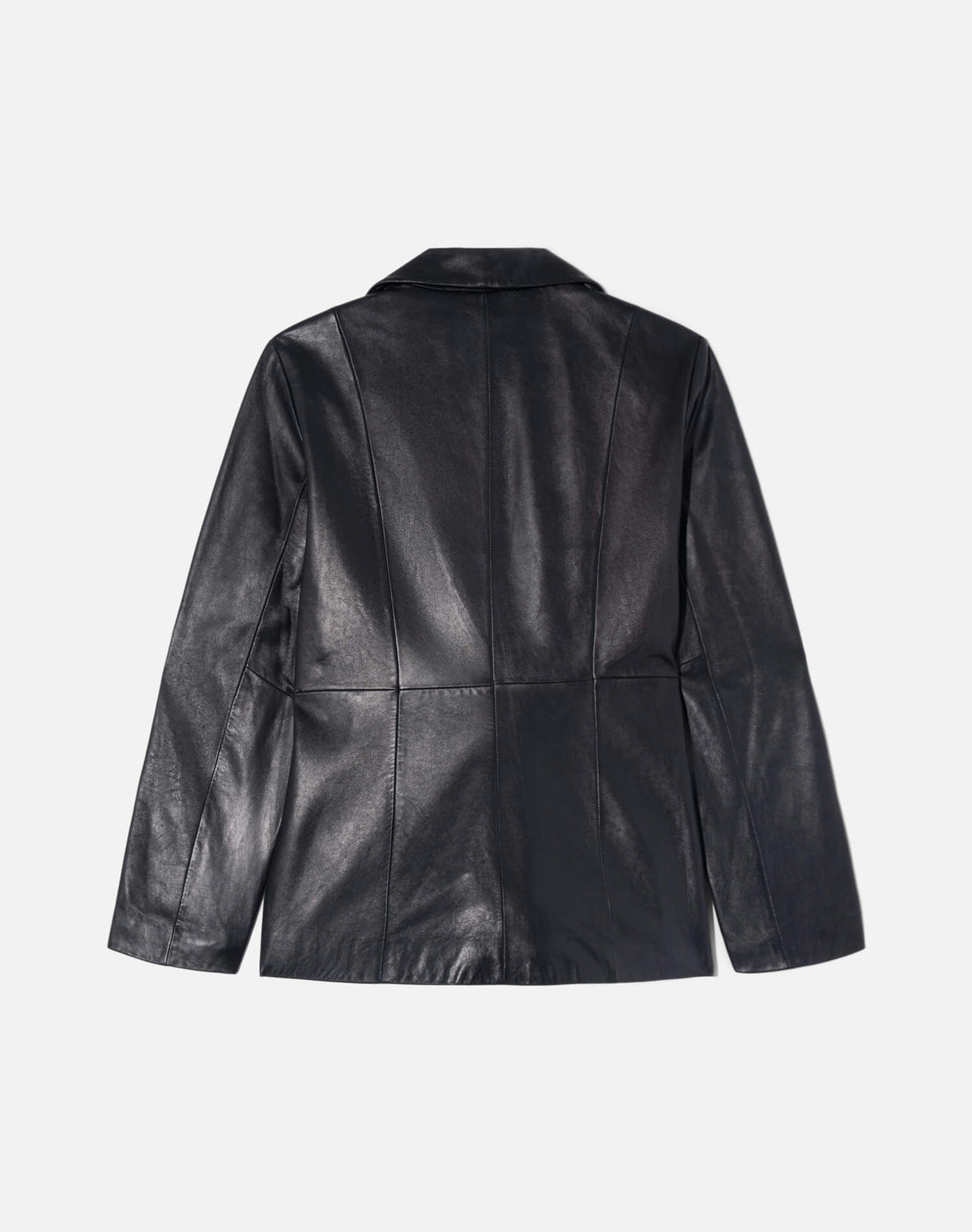 Vintage 90s Leather Blazer -#2057