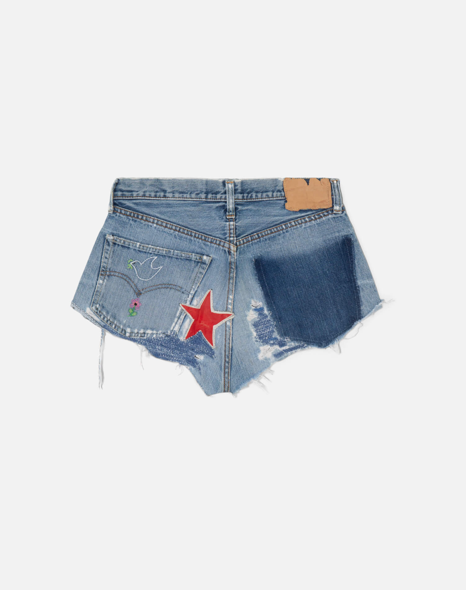 Vintage 60s Single Stitch Selvedge Levi's Embroidered Short - #1572