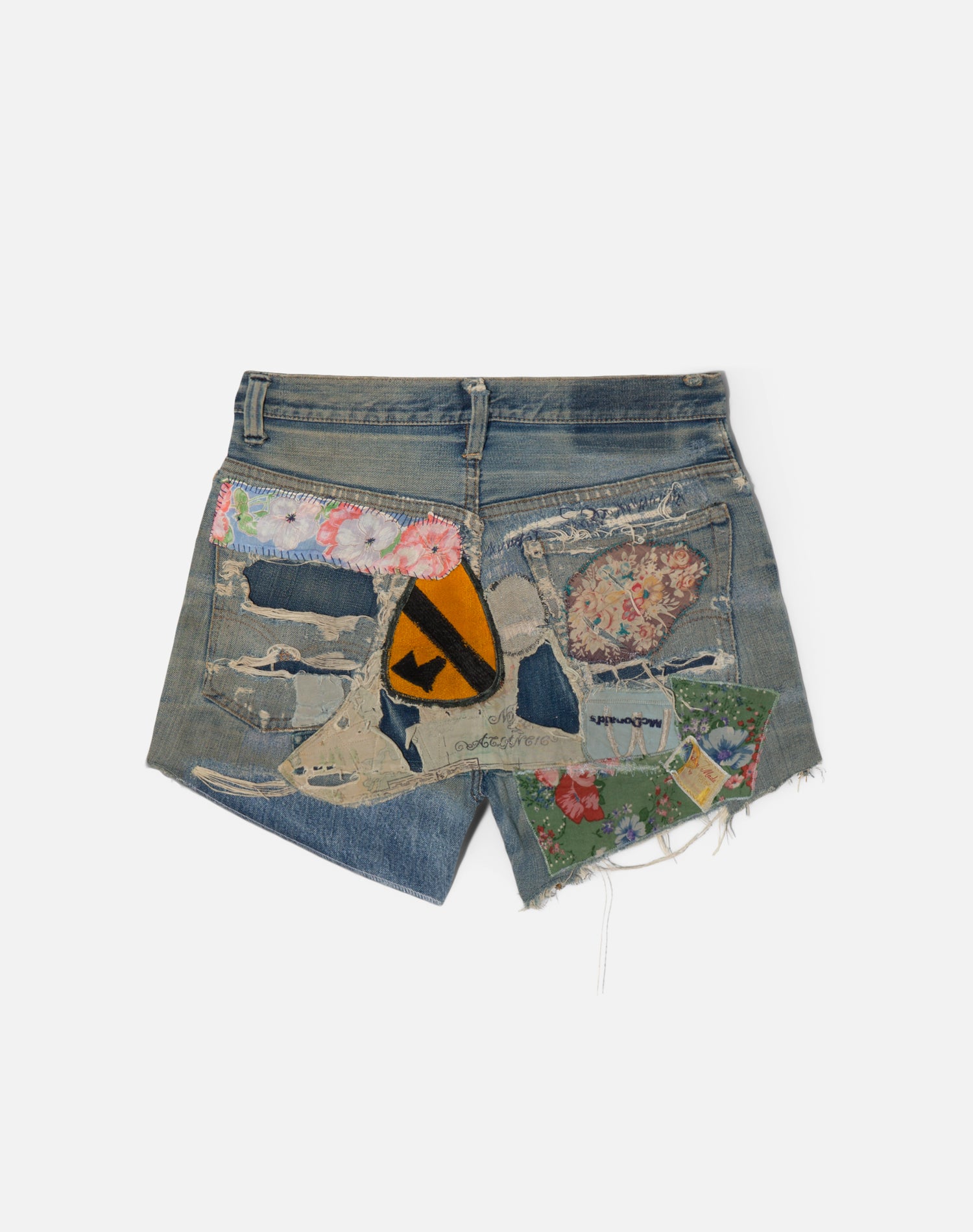 Vintage 60s Levi's Single Stich  Patchwork Cutoffs - #1574