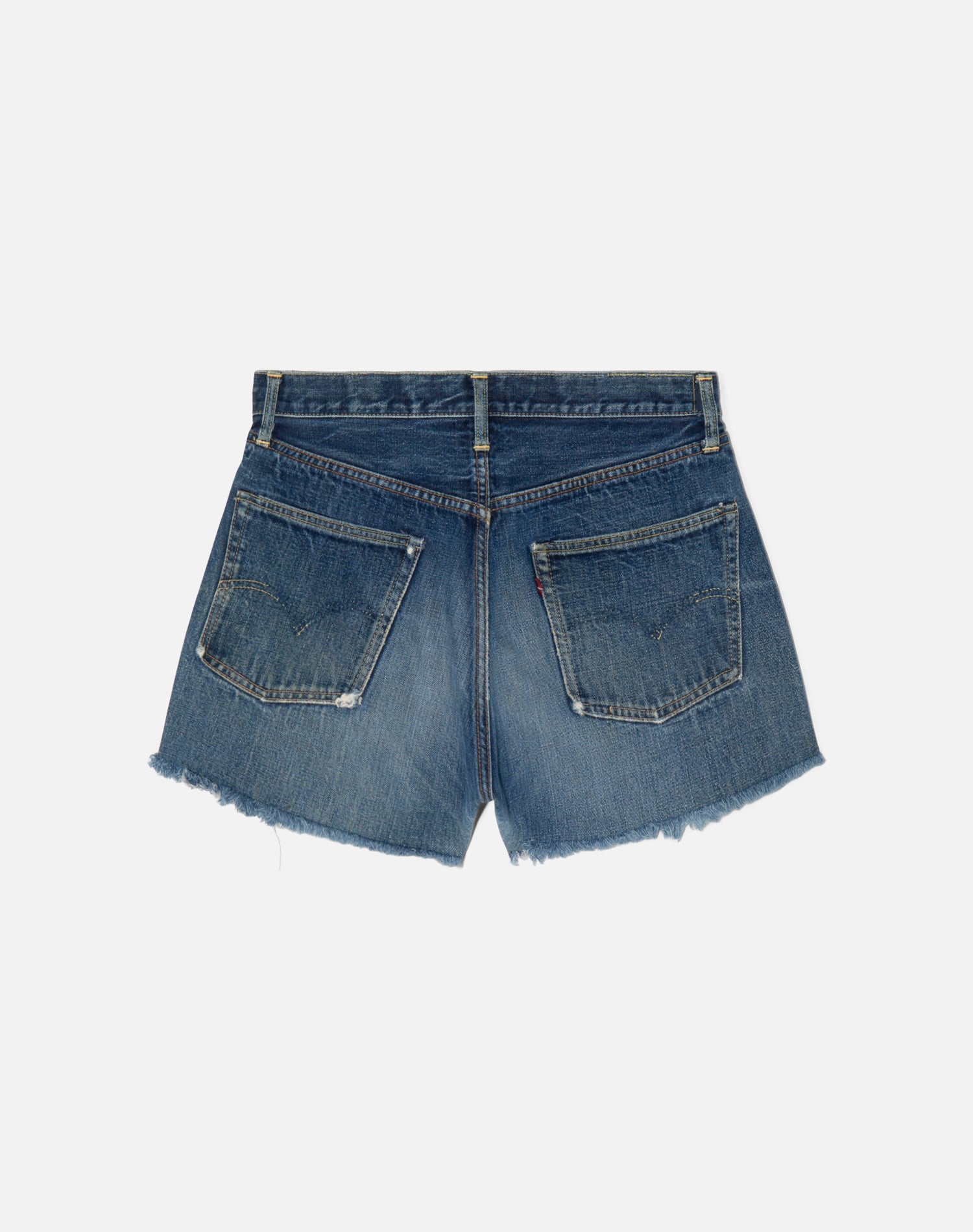 Vintage 60s Big E Selvedge Levi's Single Stitch Cut Off - #1596