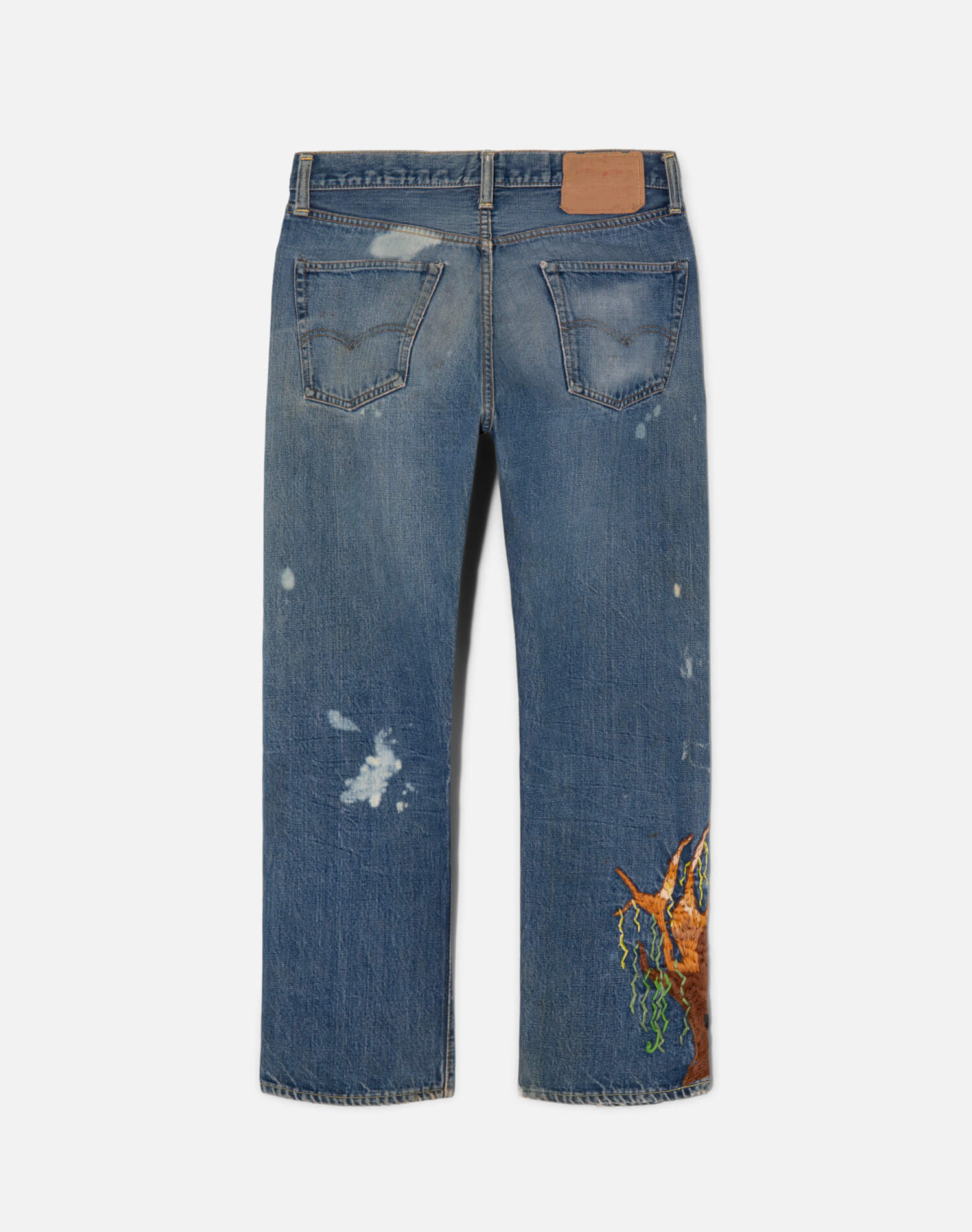 Vintage 60s Levi's Embroidered Big E 501 Single Stitch - #1603