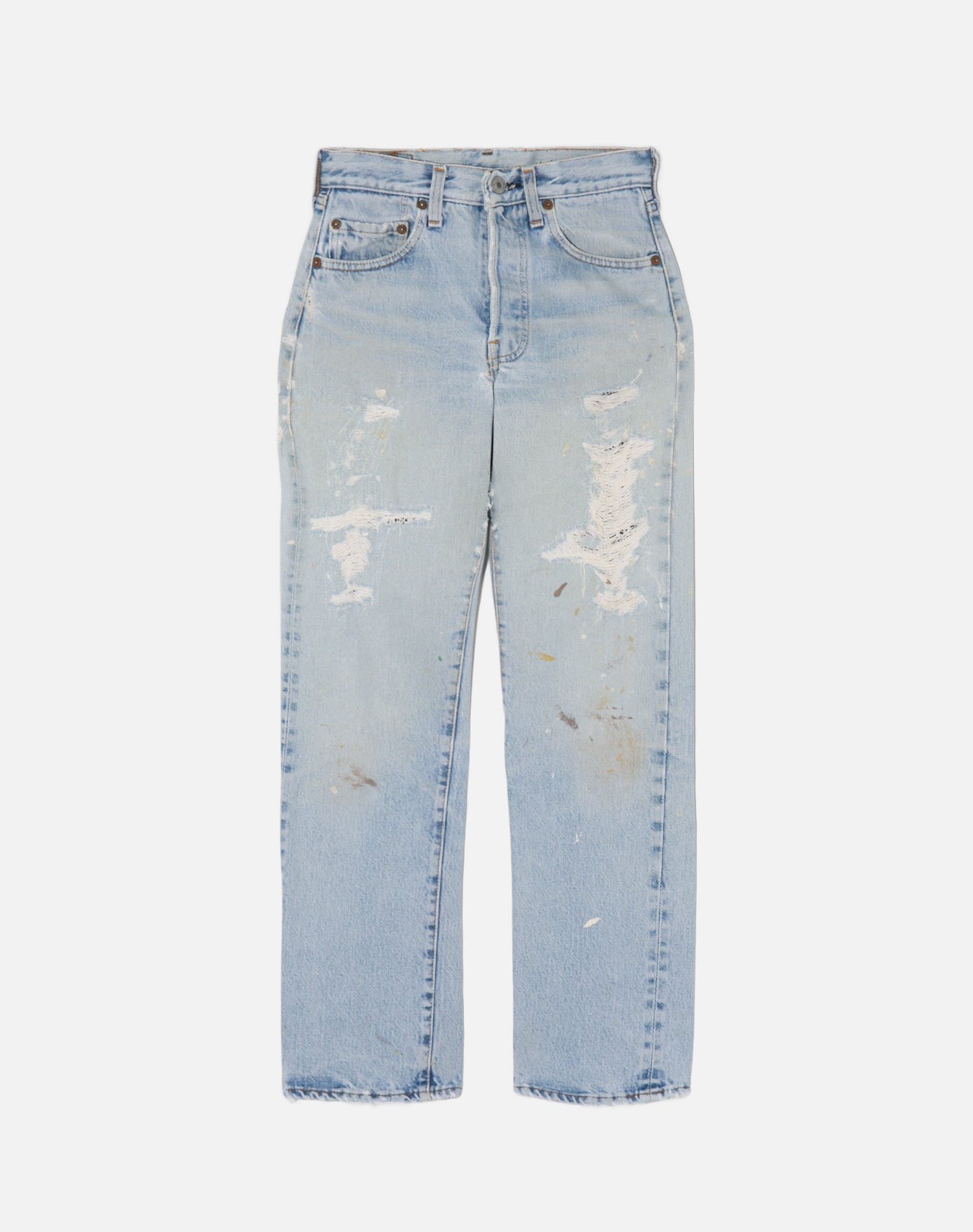 Vintage 80s Selvege Repaired Levi's 501s - #1583