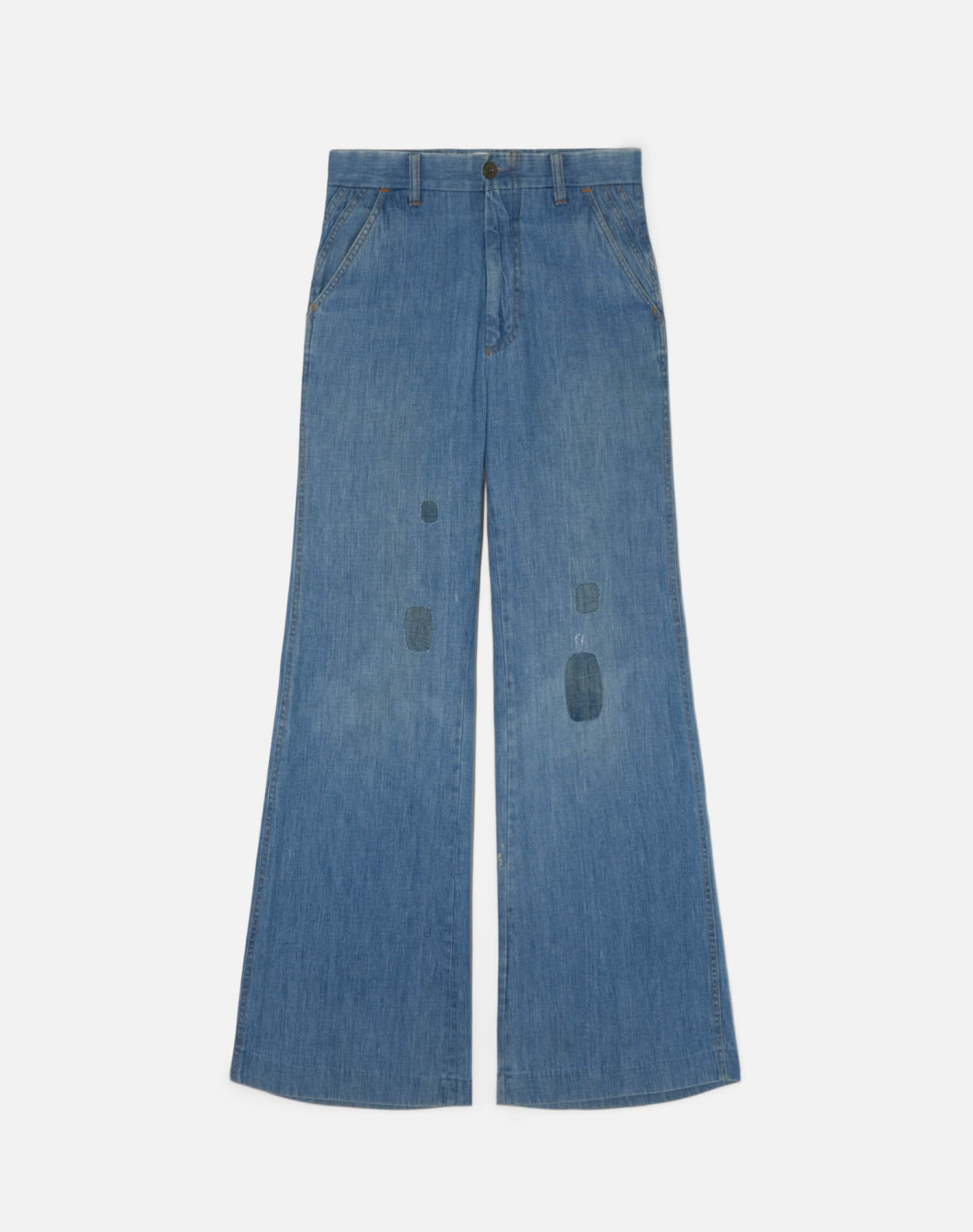 Vintage 70's Patchwork Levi's Wide Leg Trouser - #1589