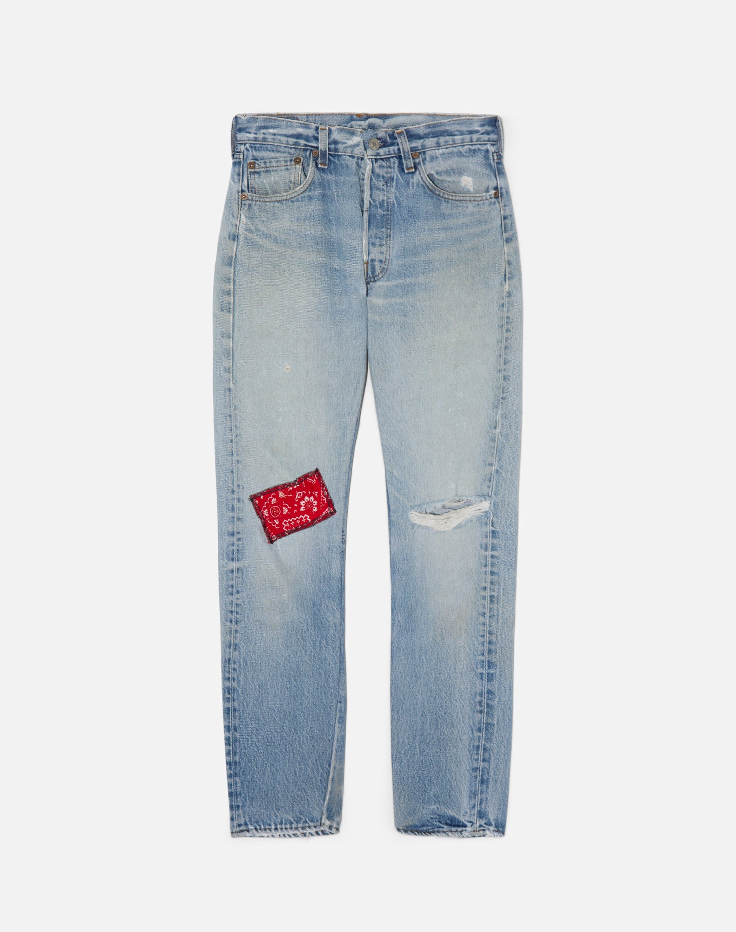 Vintage 80s Patchwork Slimmed Leg Levi's 501 - #1591