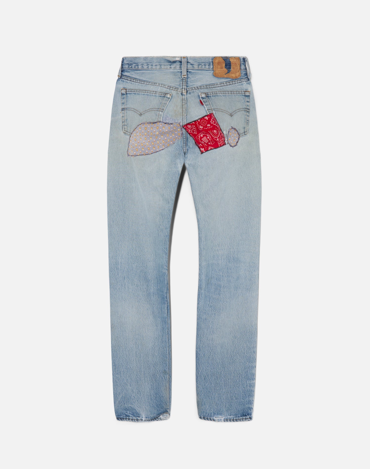 Vintage 80s Patchwork Slimmed Leg Levi's 501 - #1591